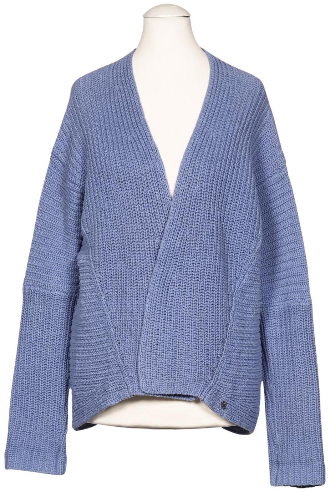 

Oui Damen Strickjacke, hellblau, Gr. 38