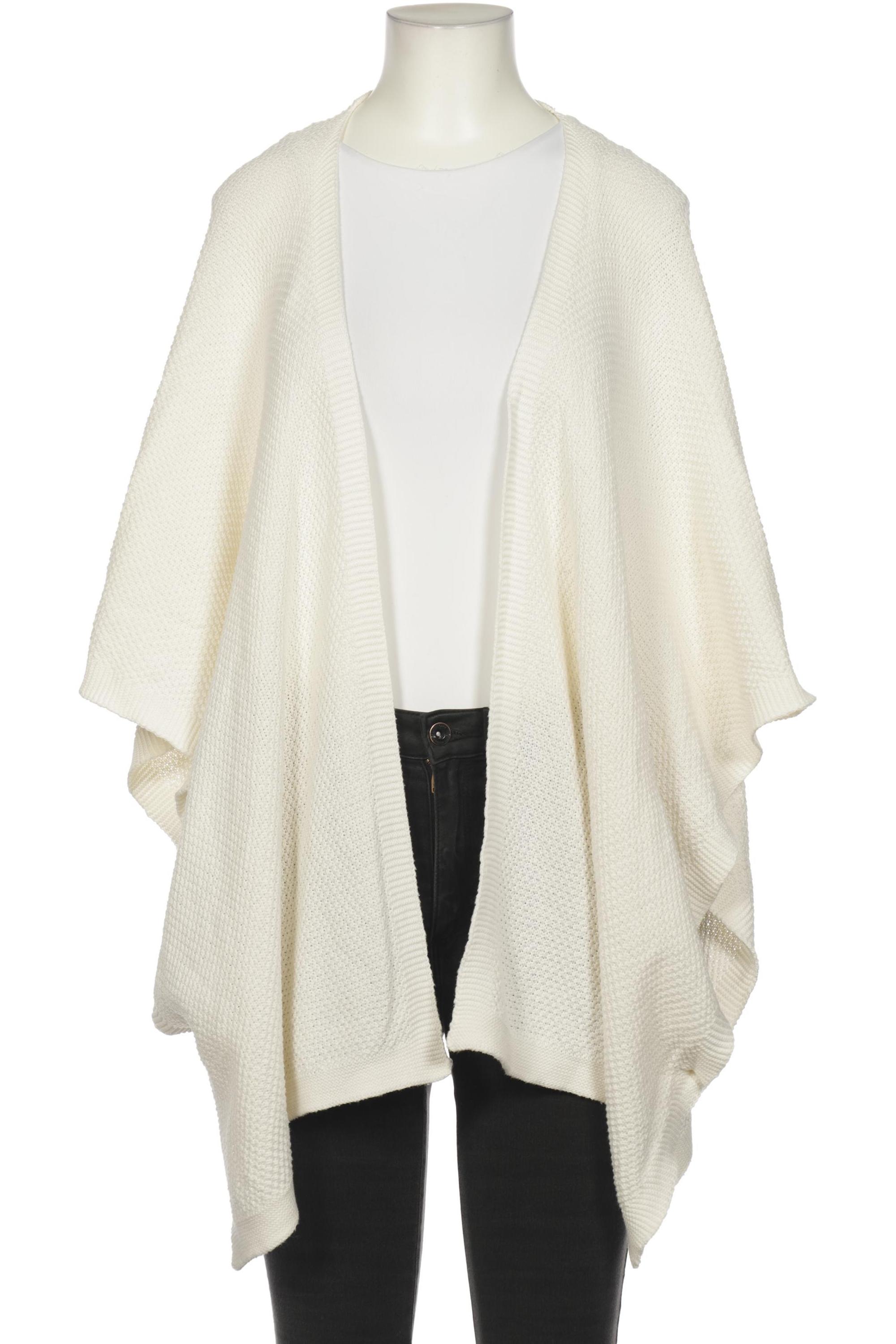 

Oui Damen Strickjacke, cremeweiß