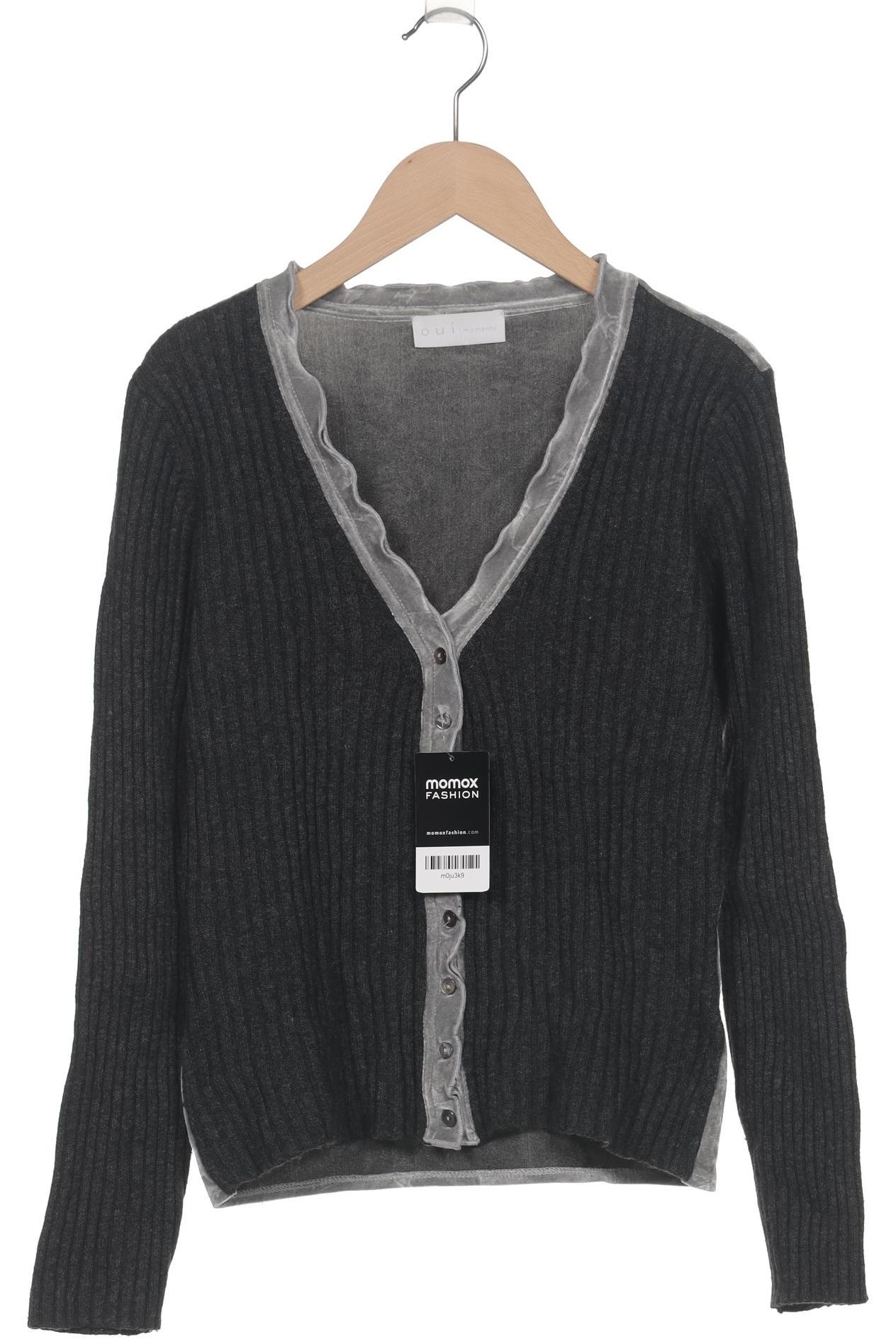 

Oui Damen Strickjacke, grau, Gr. 36