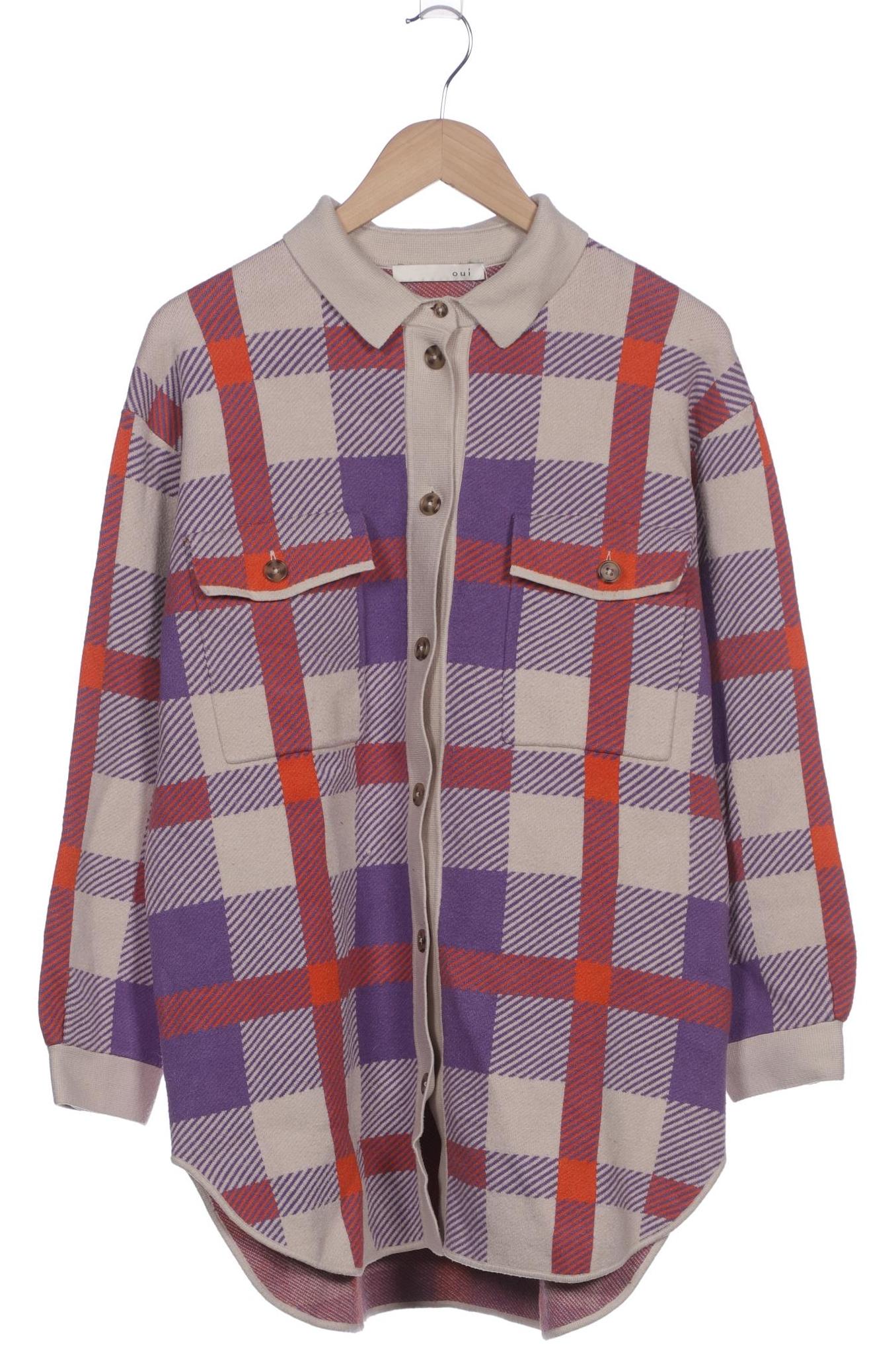 

Oui Damen Strickjacke, flieder, Gr. 40