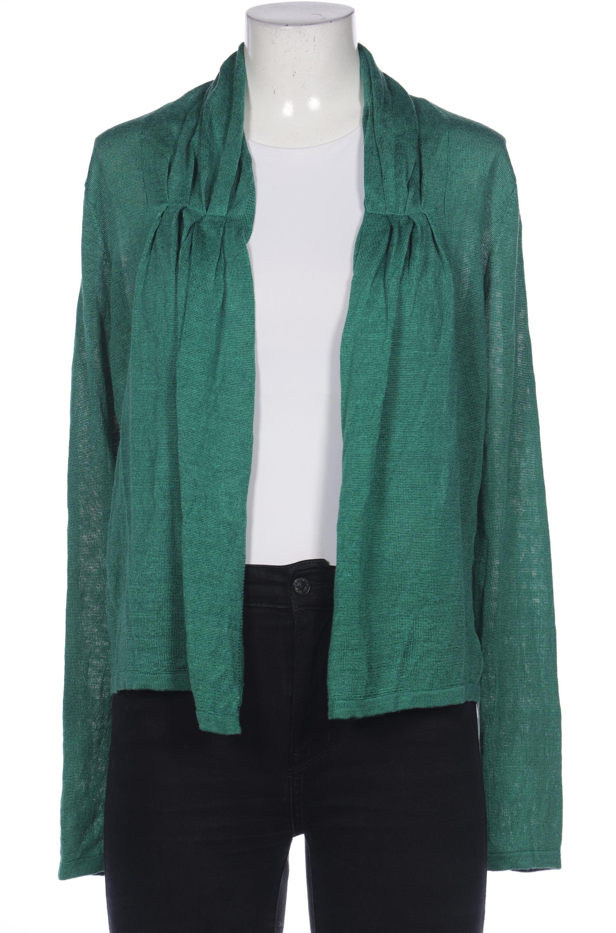

Oui Damen Strickjacke, grün, Gr. 40