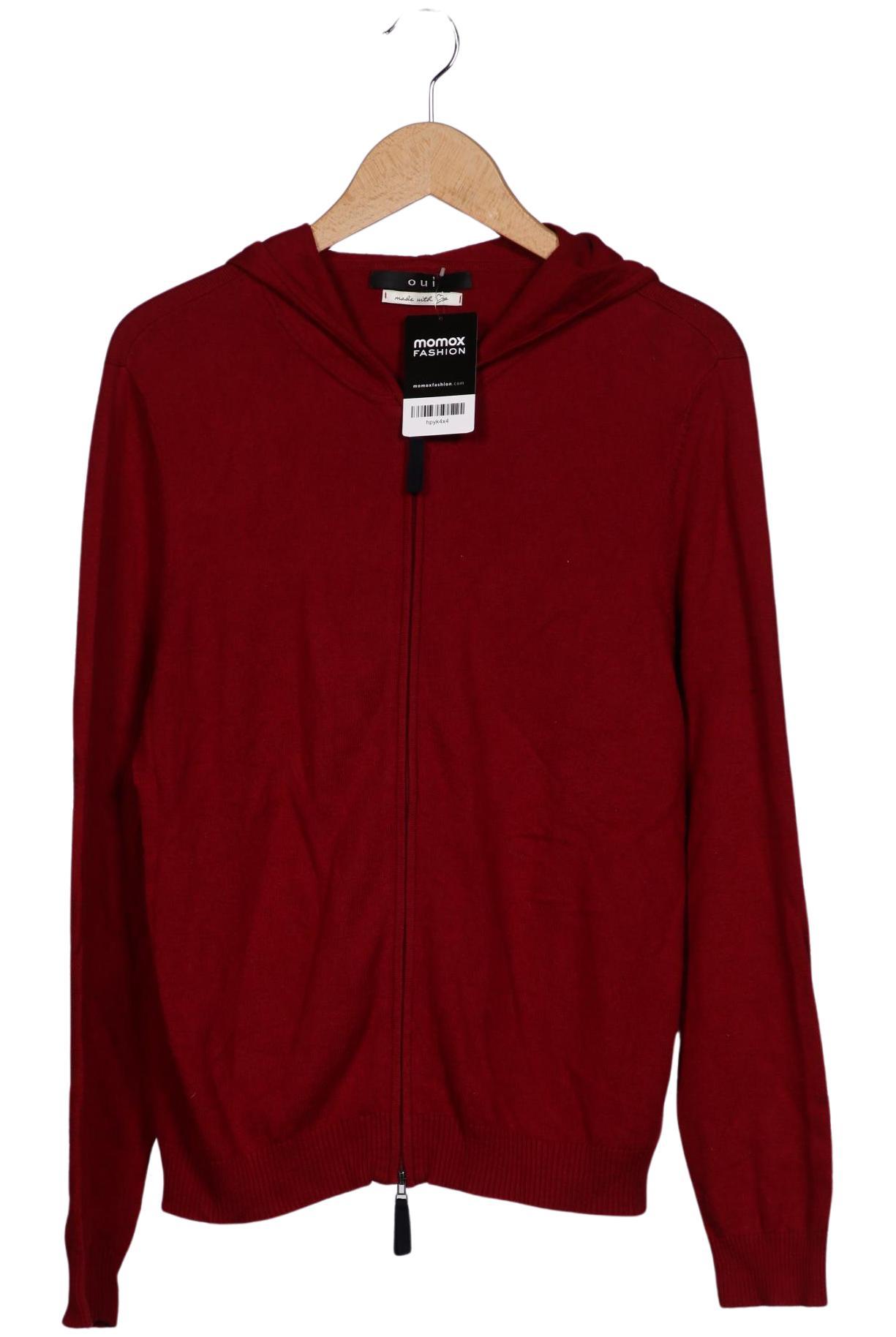 

Oui Damen Strickjacke, rot, Gr. 42