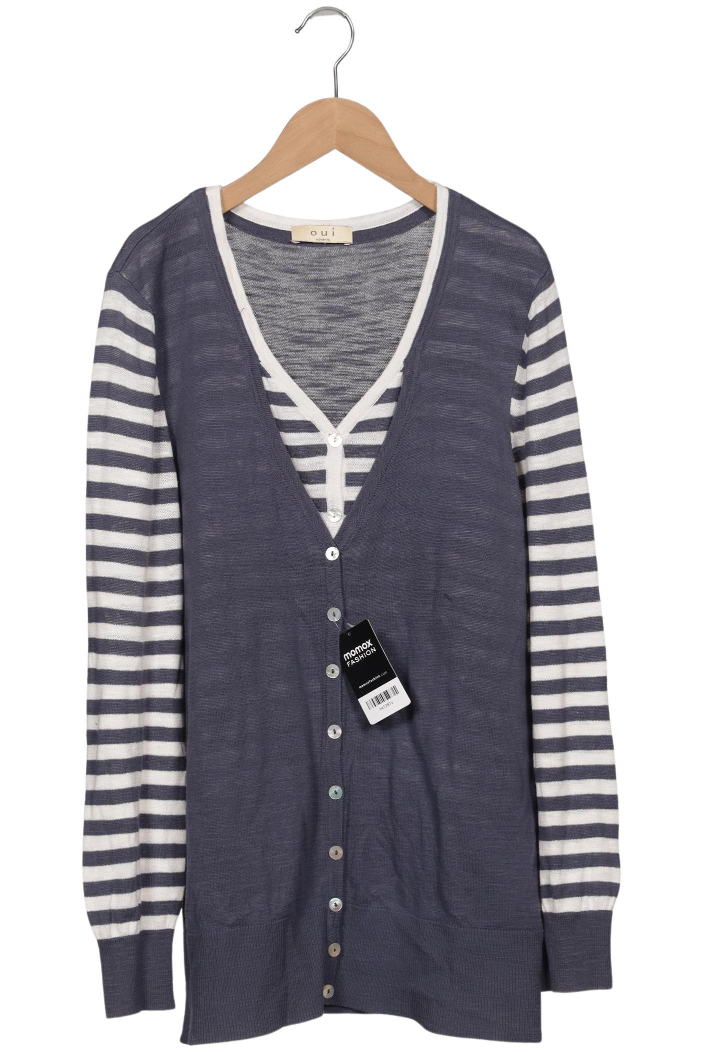 

Oui Damen Strickjacke, mehrfarbig, Gr. 42