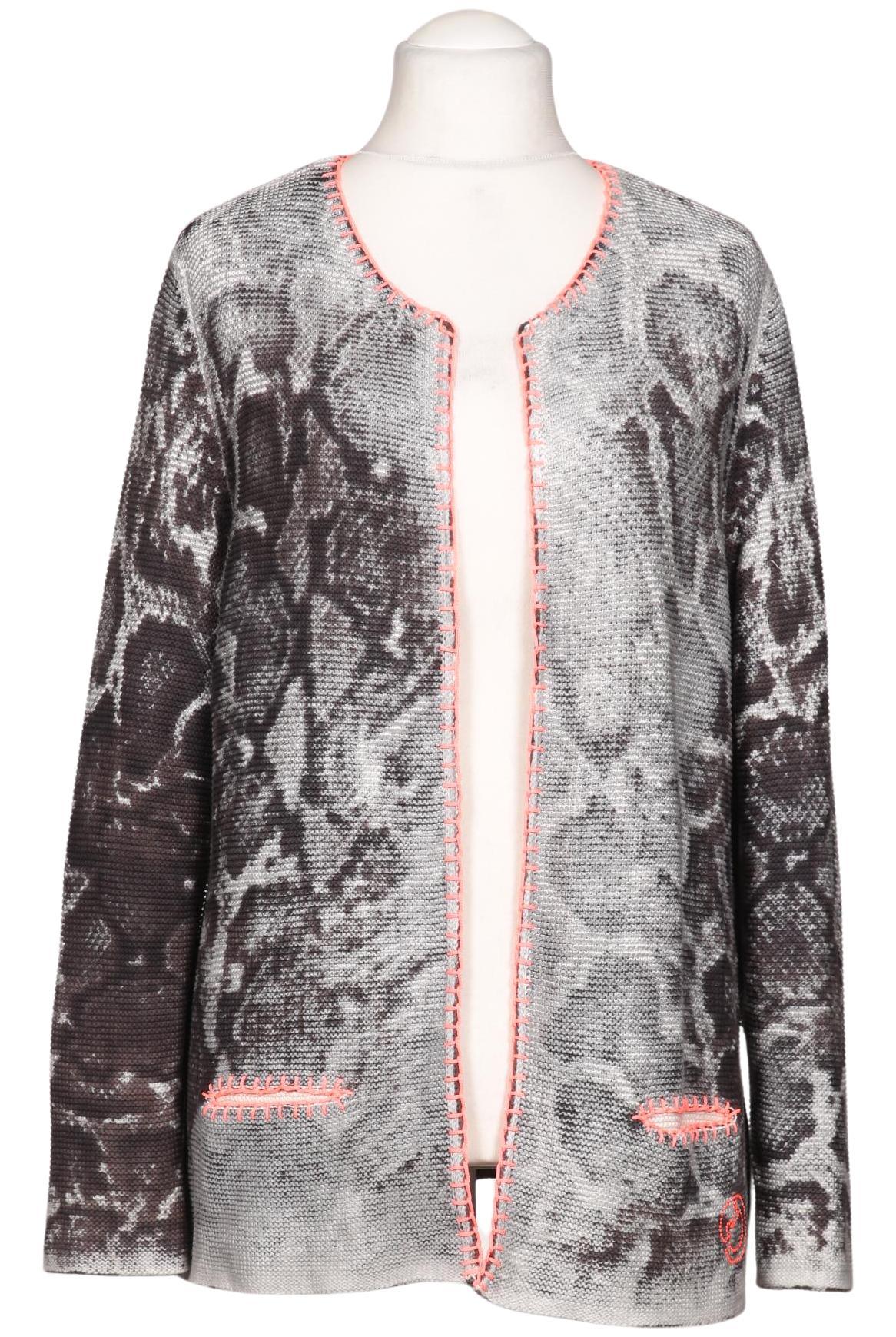 

Oui Damen Strickjacke, grau, Gr. 46