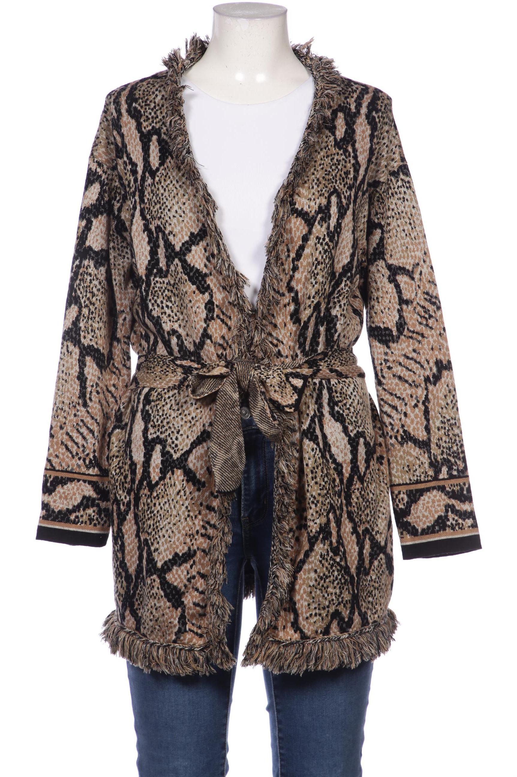

Oui Damen Strickjacke, braun, Gr. 38