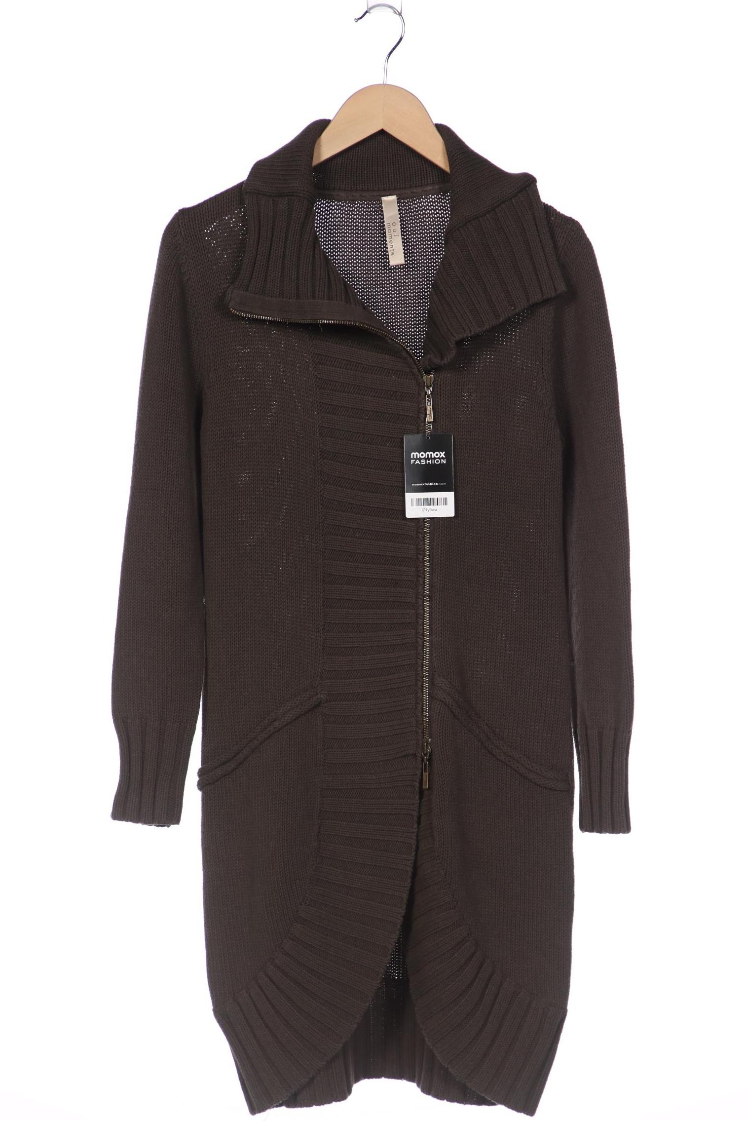 

Oui Damen Strickjacke, braun, Gr. 40