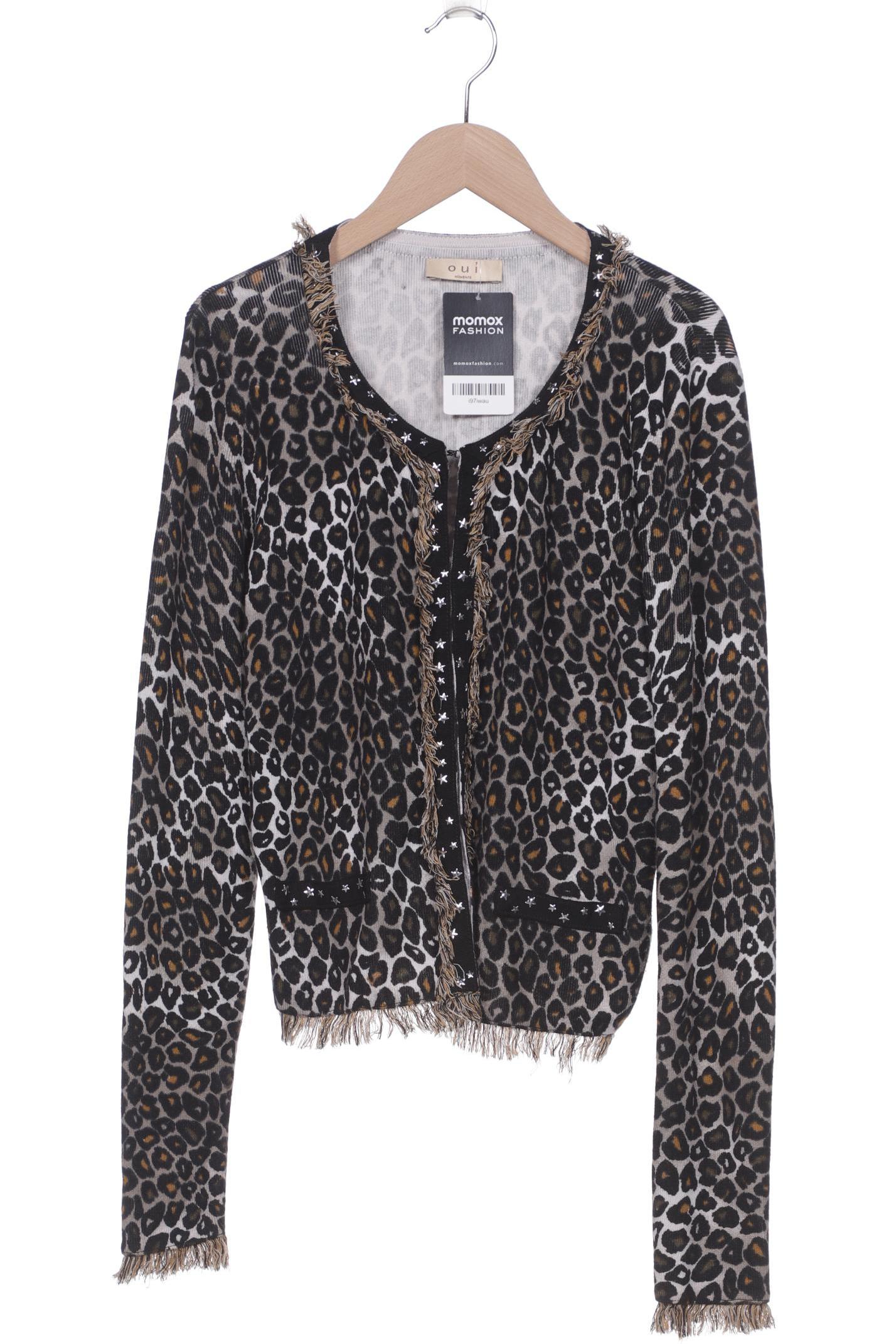 

Oui Damen Strickjacke, schwarz