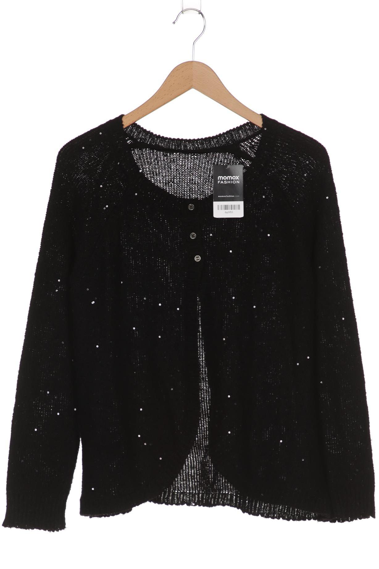 

Oui Damen Strickjacke, schwarz