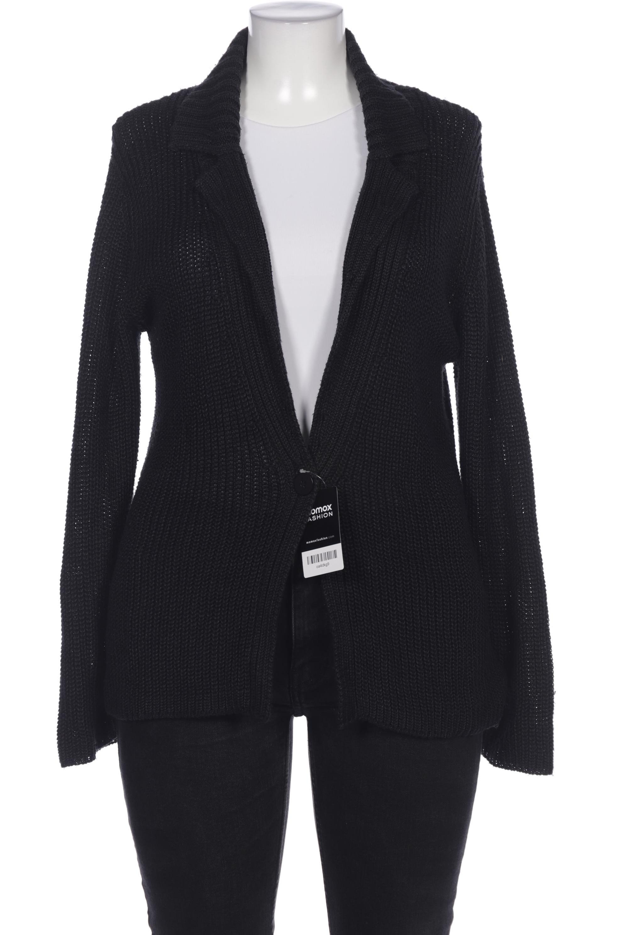 

Oui Damen Strickjacke, schwarz, Gr. 42