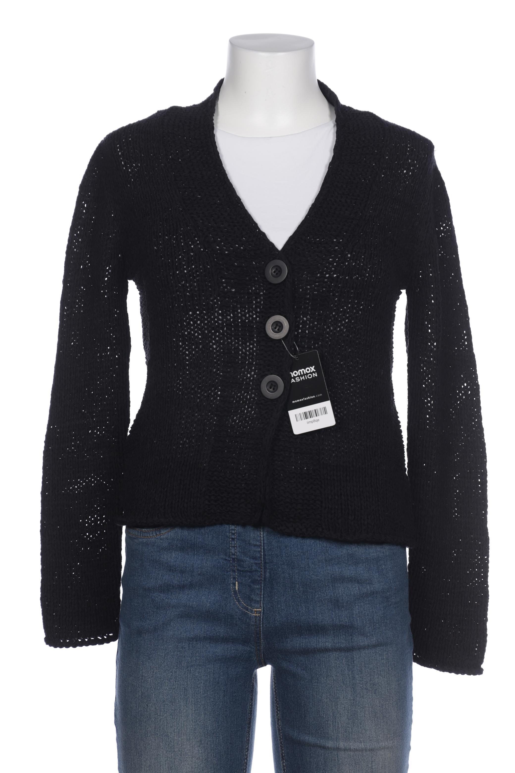 

Oui Damen Strickjacke, schwarz, Gr. 36
