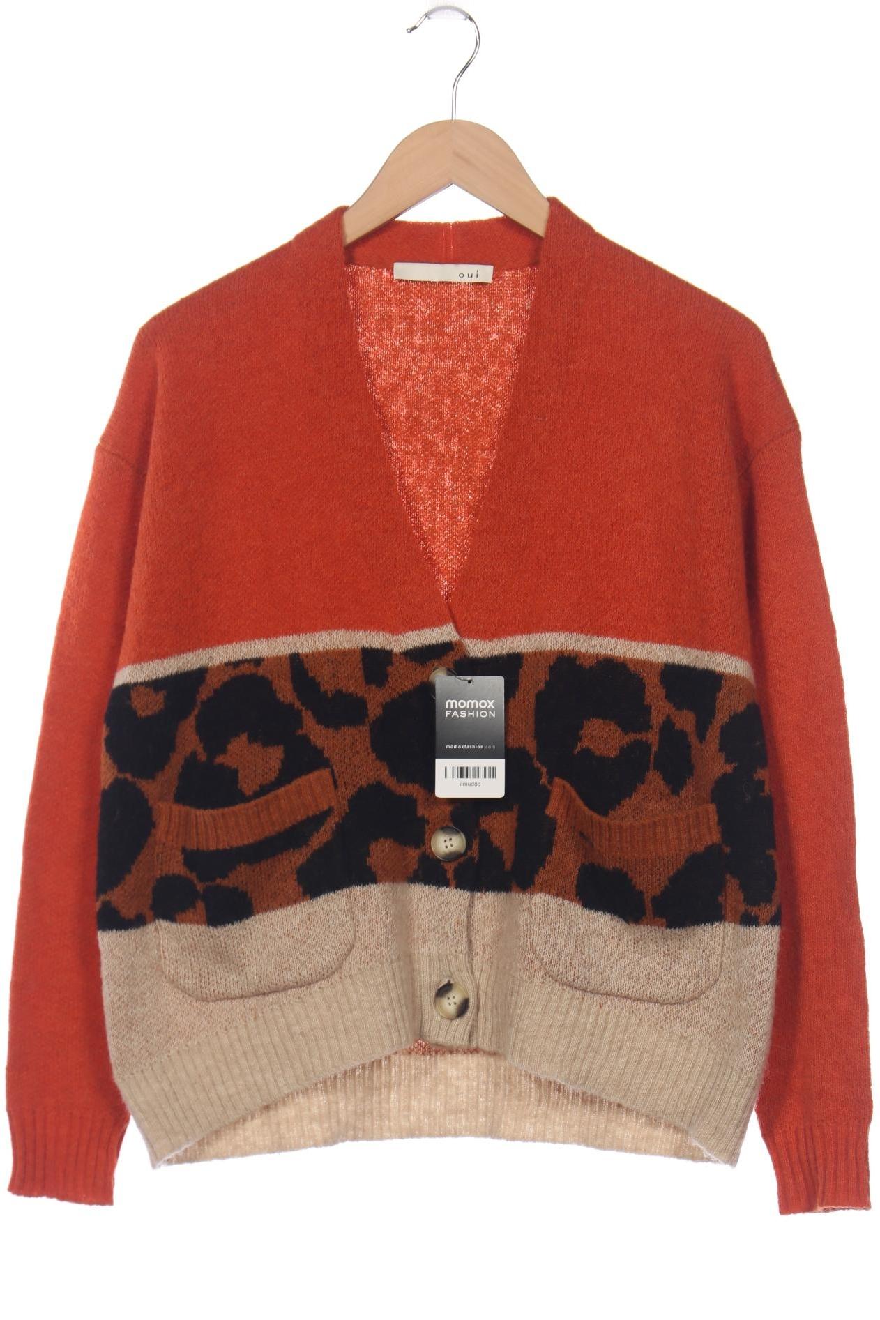 

Oui Damen Strickjacke, mehrfarbig, Gr. 34