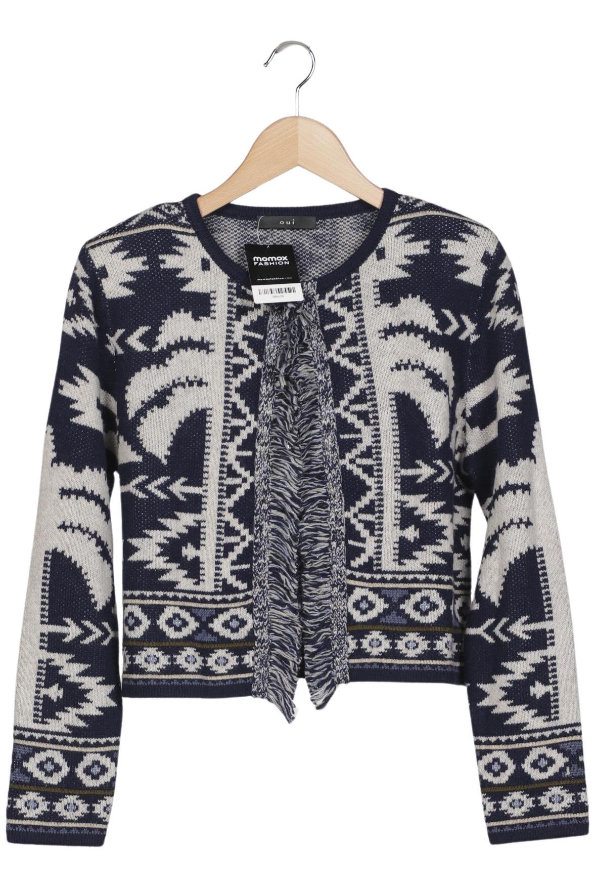 

Oui Damen Strickjacke, mehrfarbig, Gr. 36