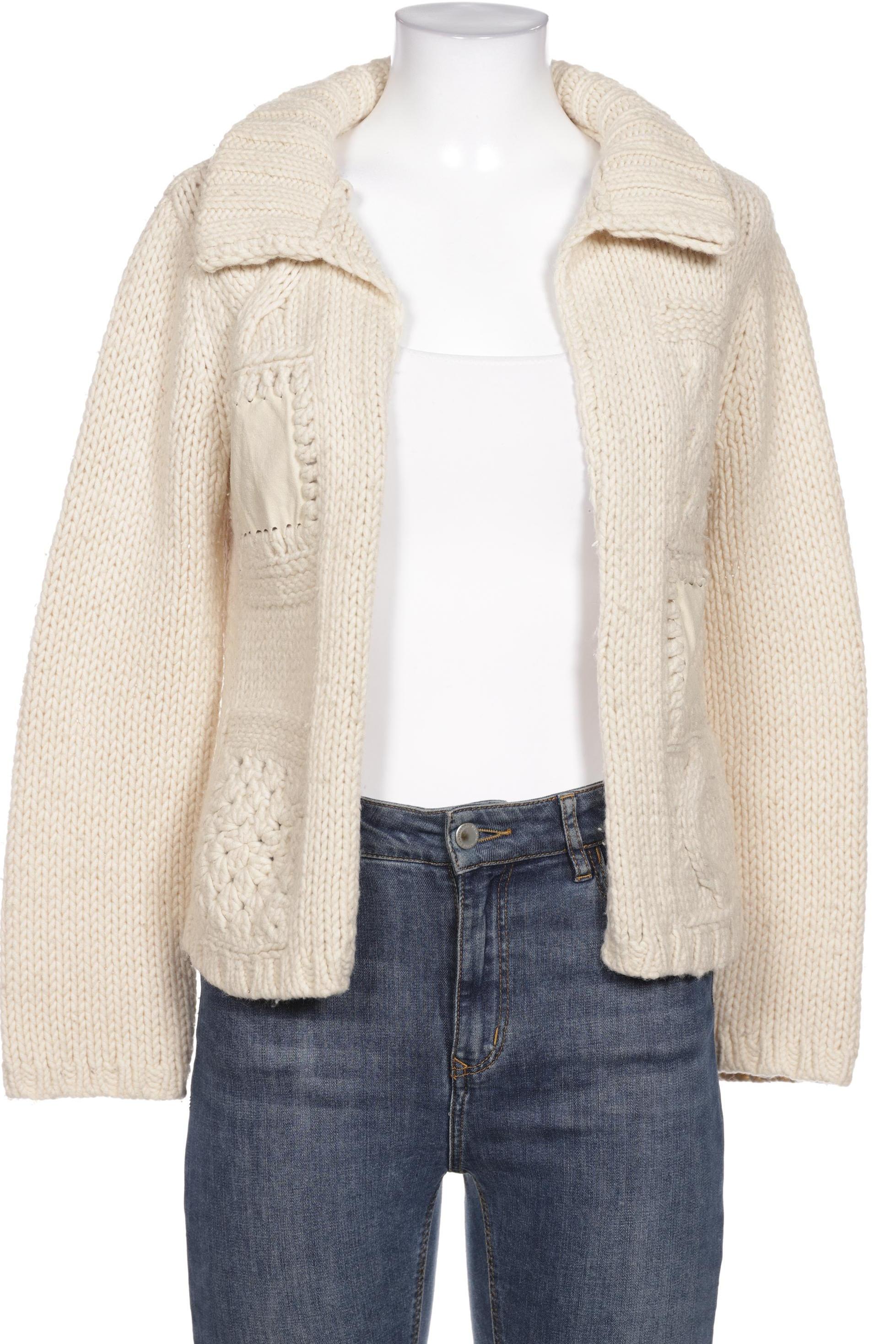 

Oui Damen Strickjacke, beige, Gr. 38