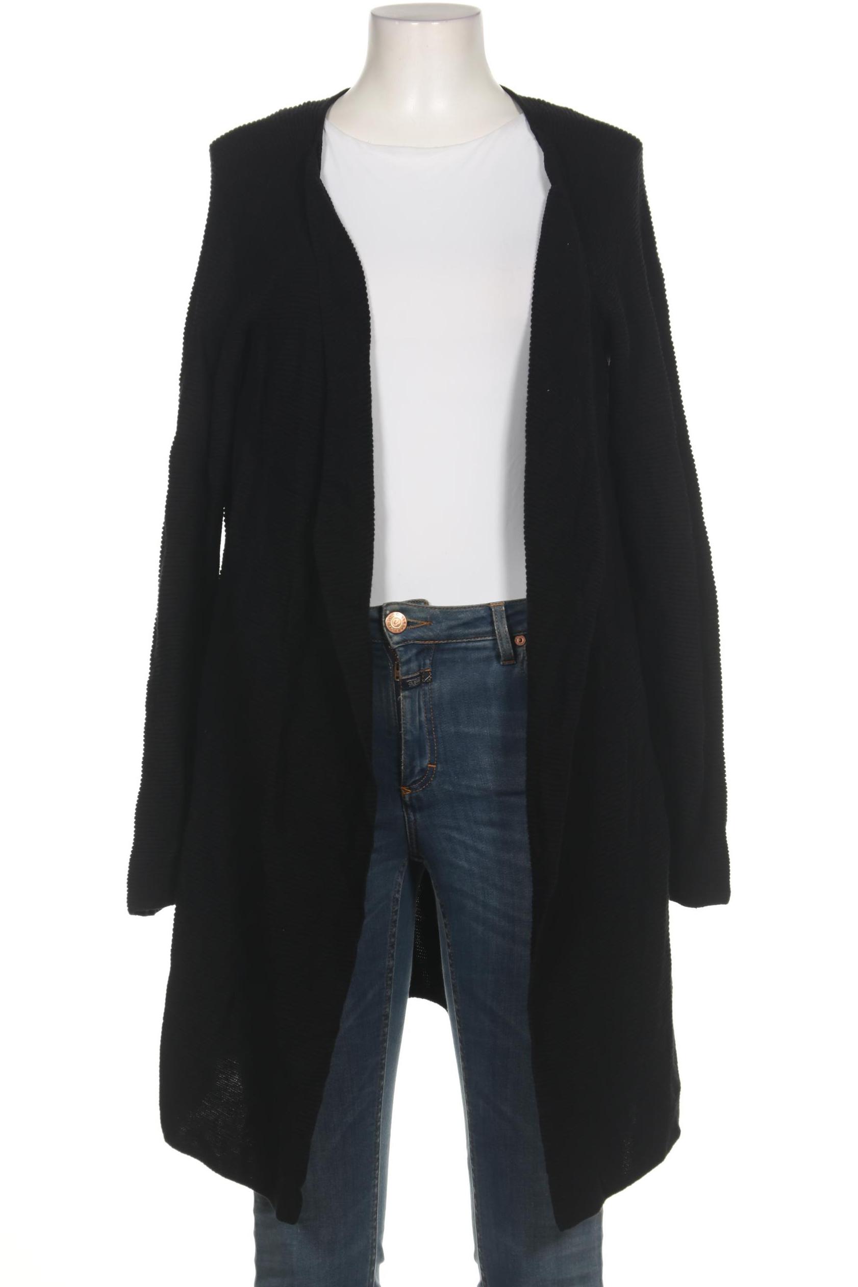 

Oui Damen Strickjacke, schwarz, Gr. 44