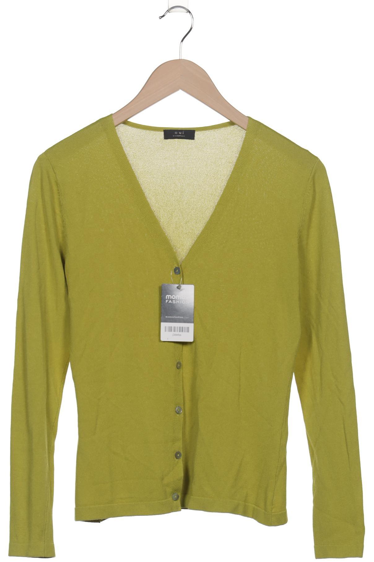 

Oui Damen Strickjacke, hellgrün, Gr. 38