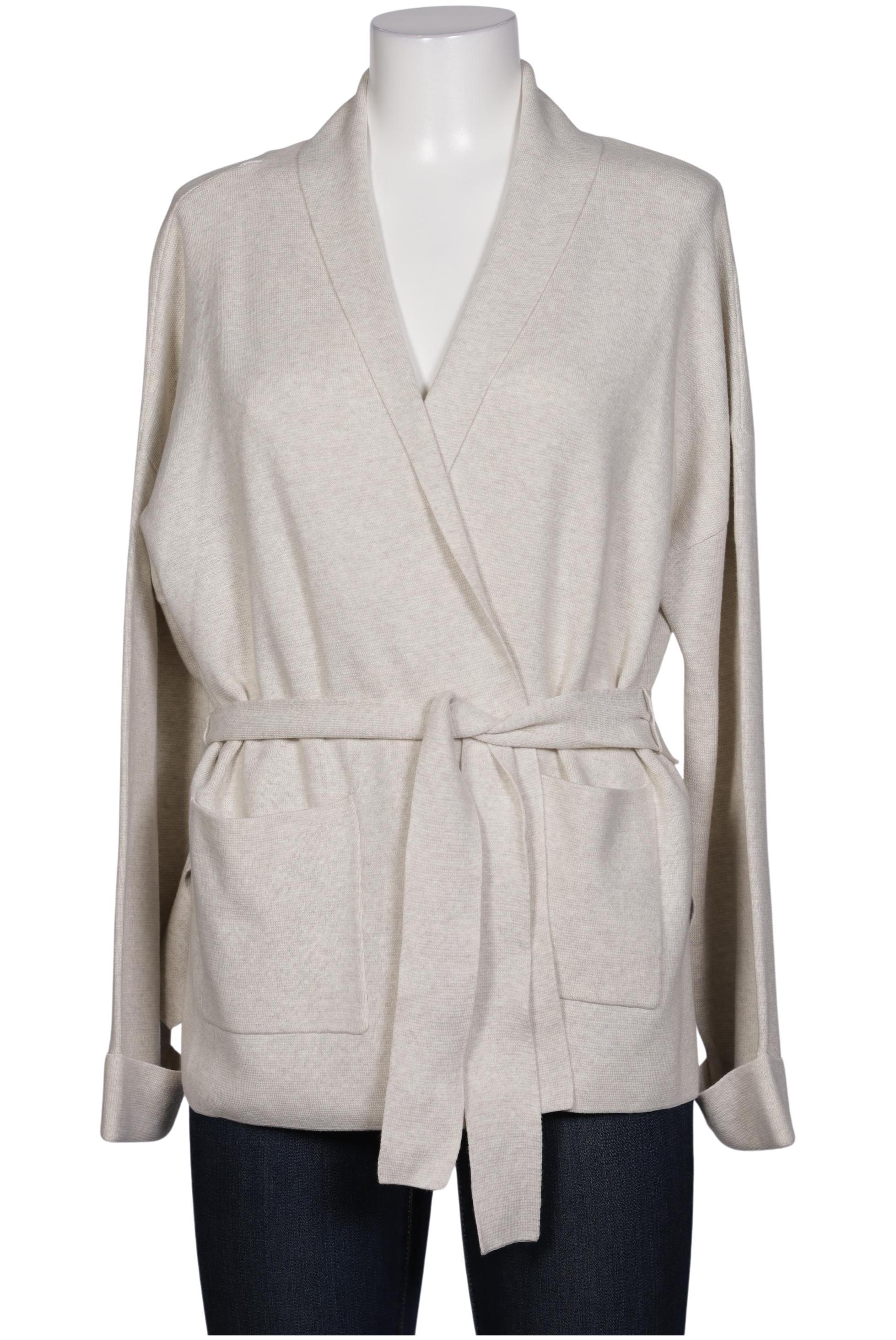 

Oui Damen Strickjacke, cremeweiß, Gr. 42