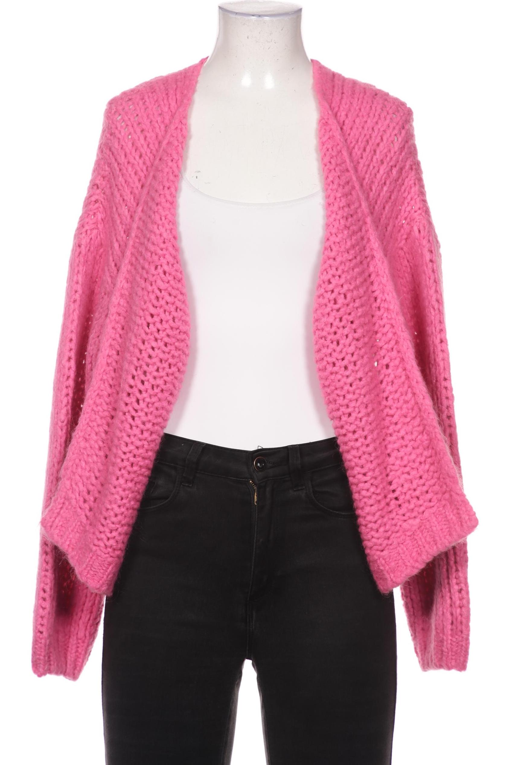 

Oui Damen Strickjacke, pink, Gr. 38