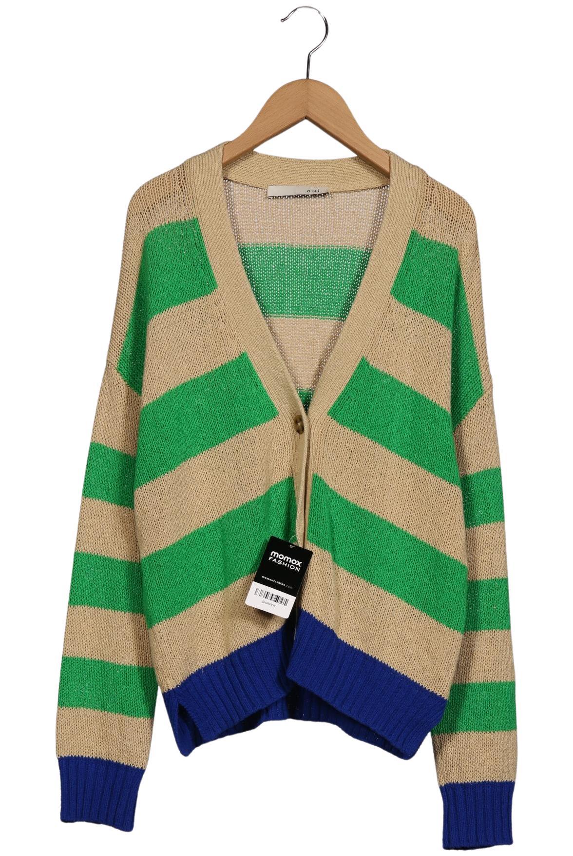 

Oui Damen Strickjacke, mehrfarbig, Gr. 34