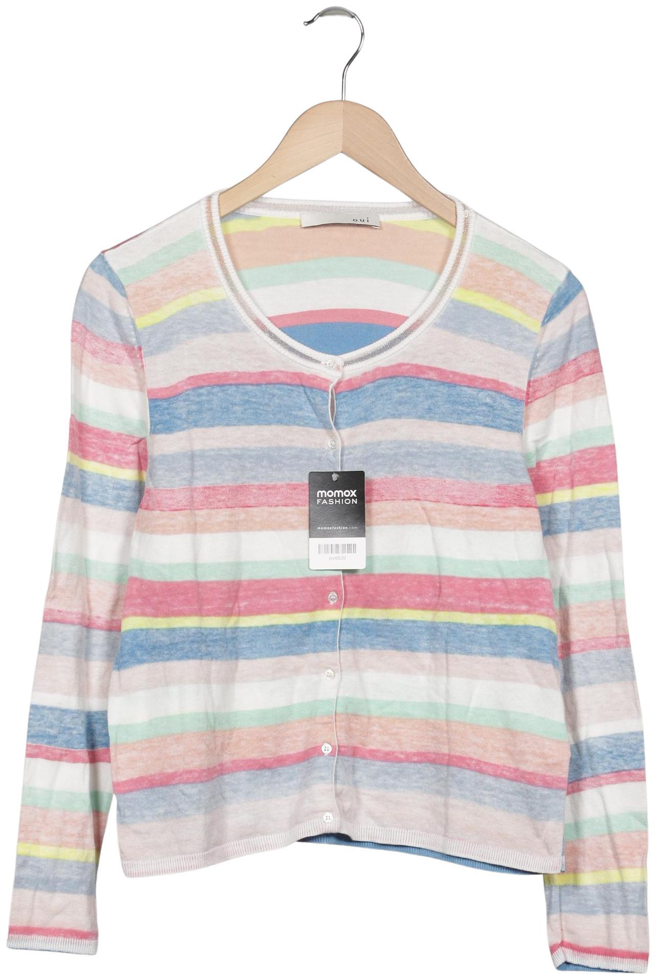 

Oui Damen Strickjacke, mehrfarbig, Gr. 40