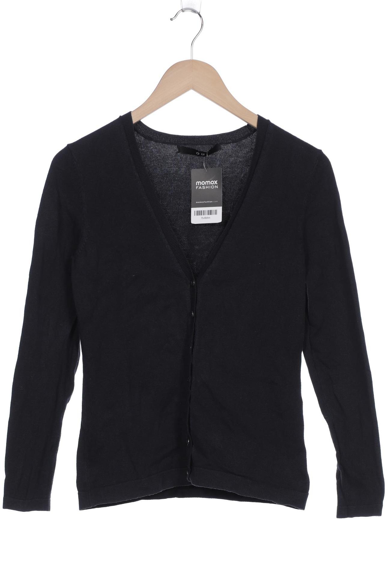 

Oui Damen Strickjacke, marineblau, Gr. 34