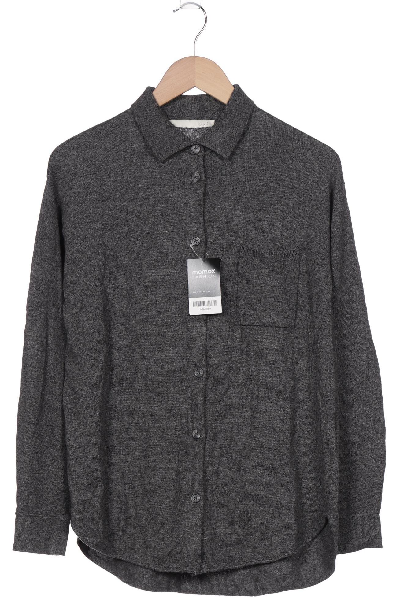 

Oui Damen Strickjacke, grau