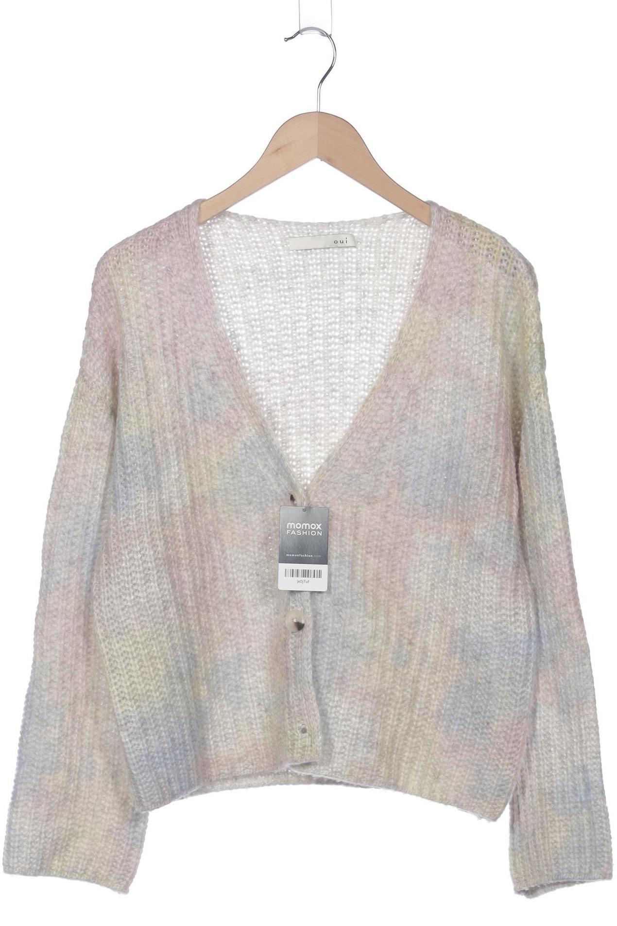 

Oui Damen Strickjacke, cremeweiß, Gr. 36