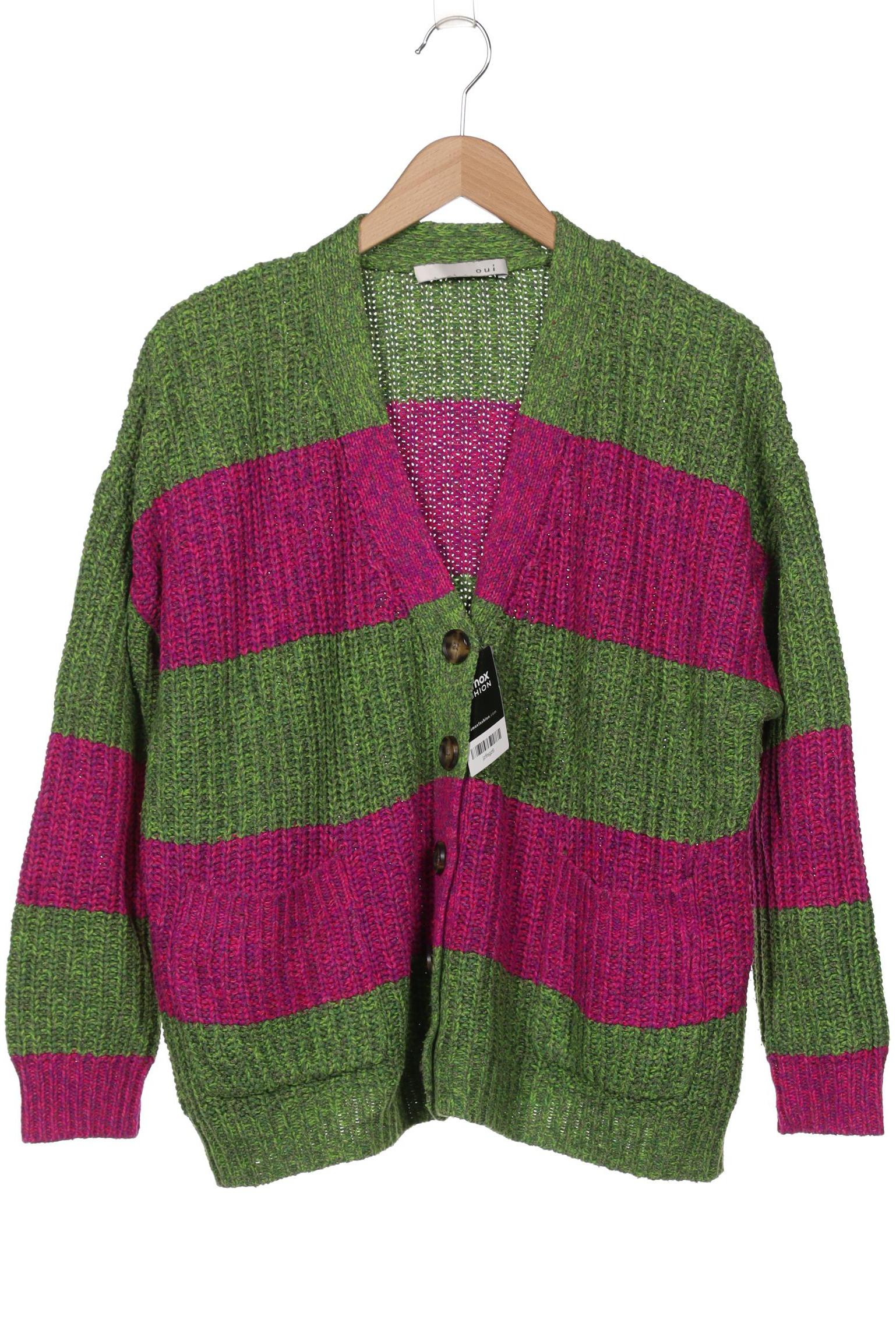 

Oui Damen Strickjacke, grün, Gr. 44