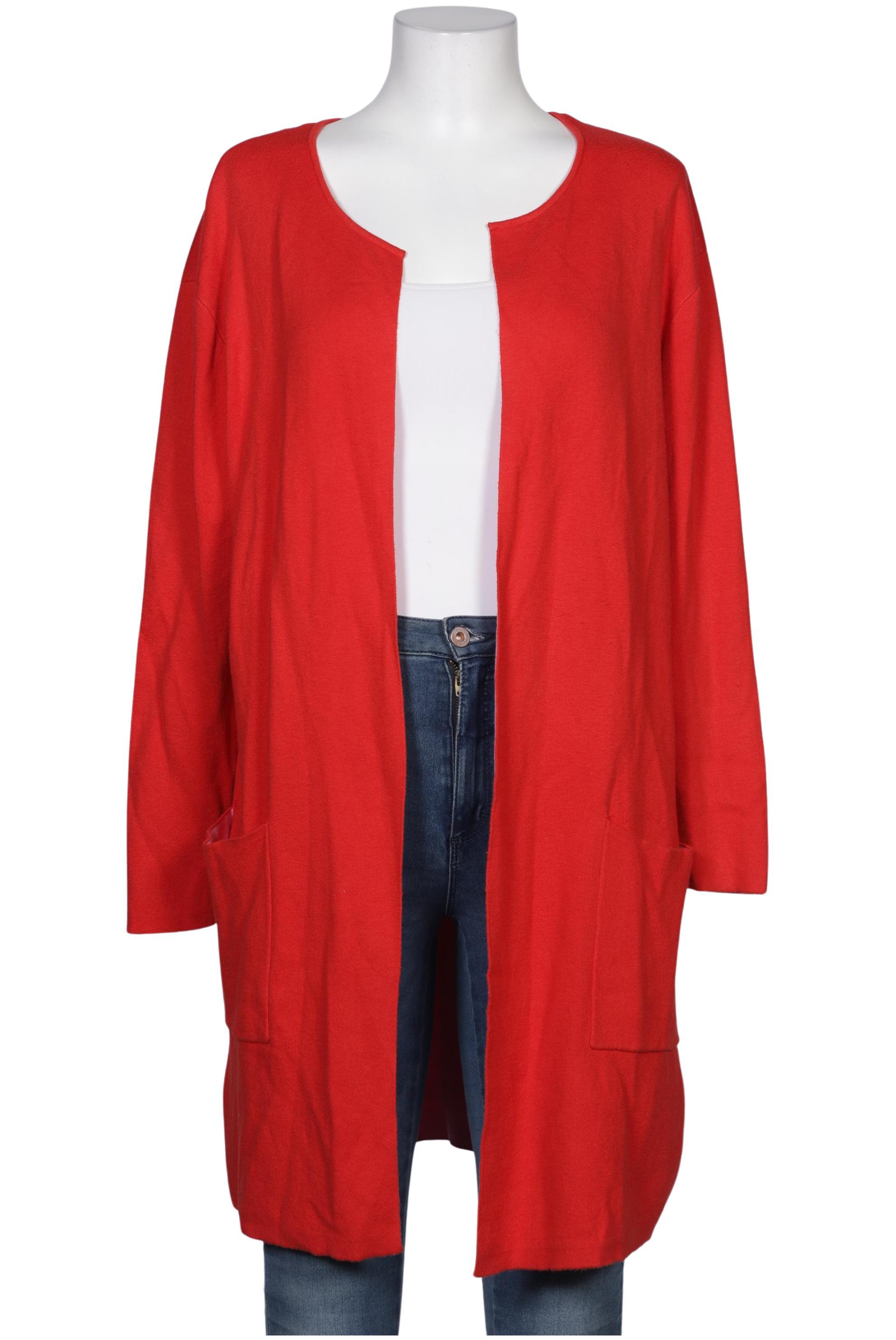 

Oui Damen Strickjacke, rot, Gr. 42