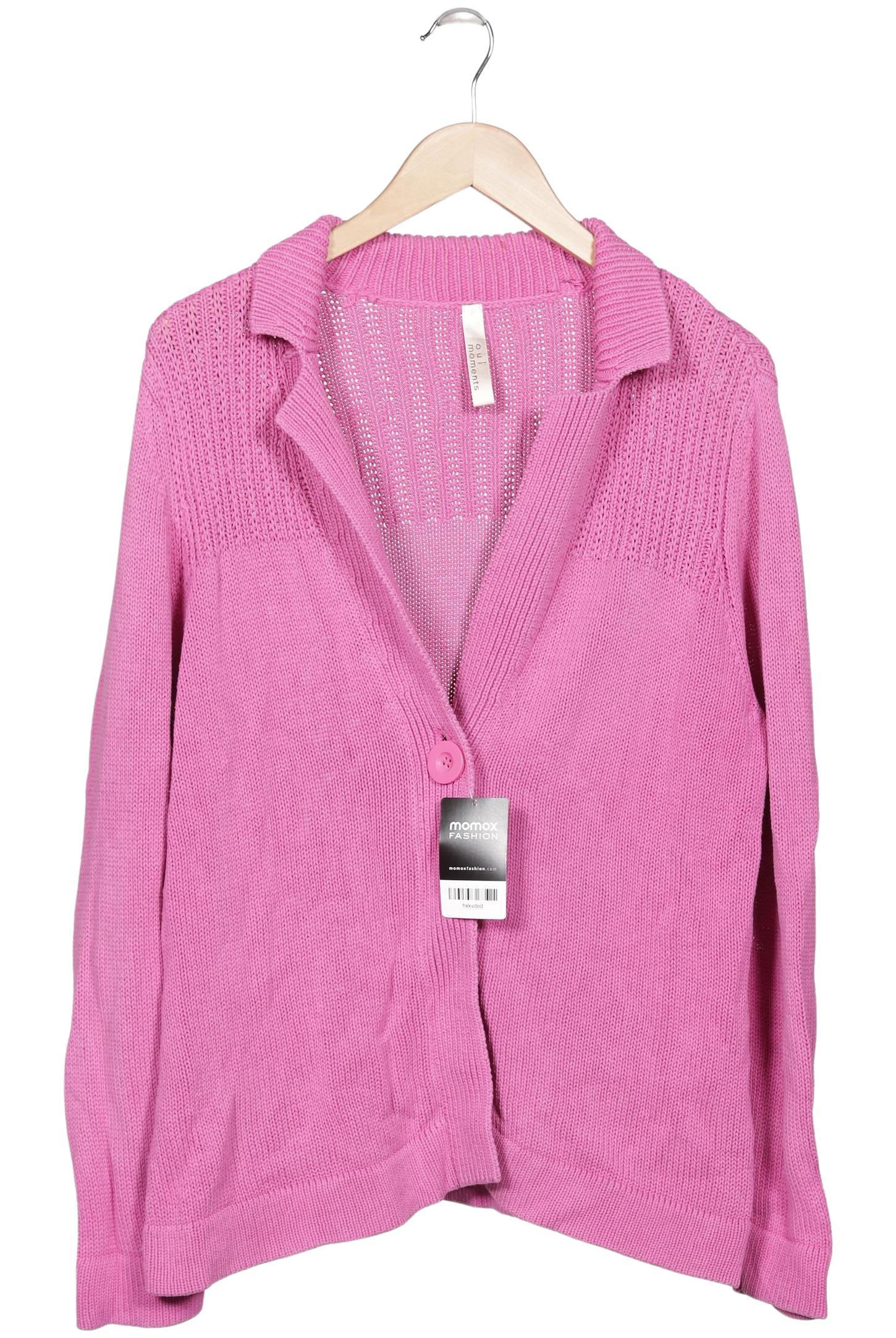 

Oui Damen Strickjacke, pink, Gr. 44