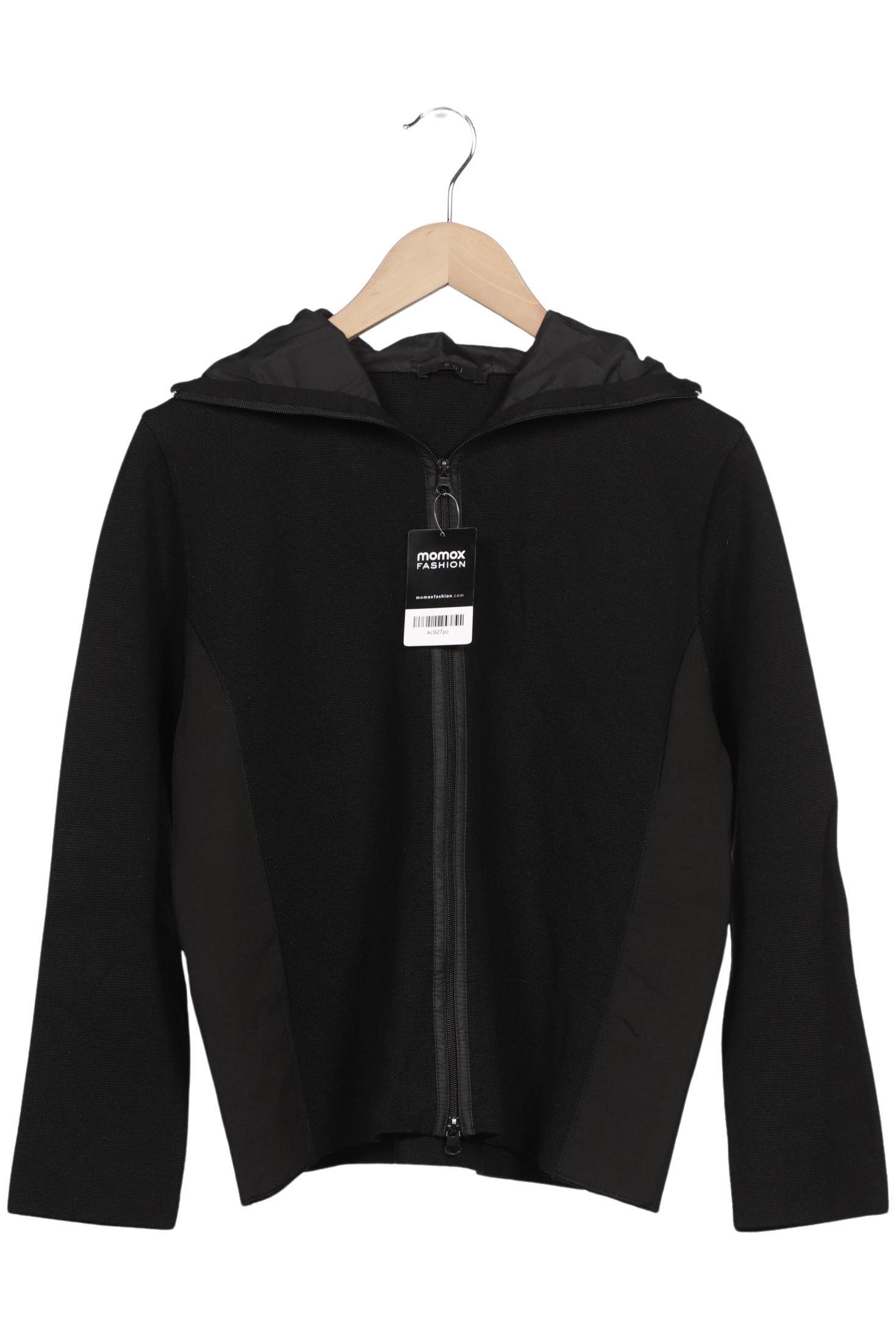 

Oui Damen Strickjacke, schwarz, Gr. 44