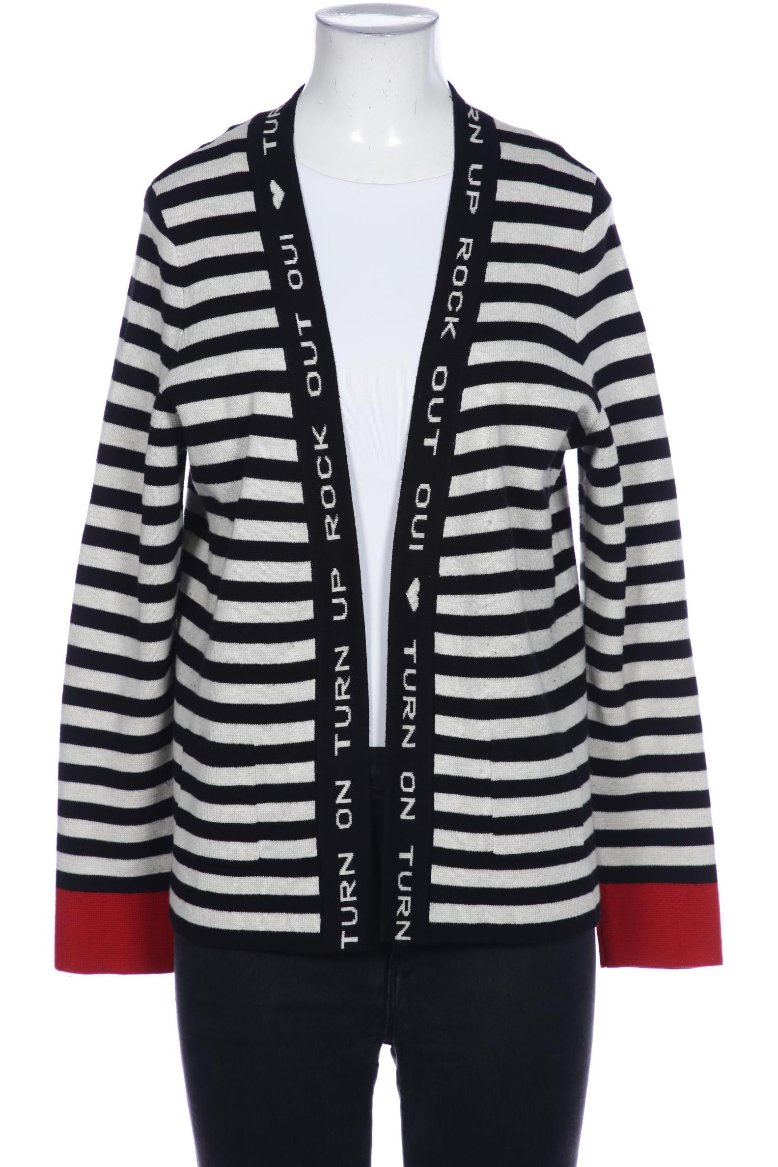 

Oui Damen Strickjacke, schwarz, Gr. 38