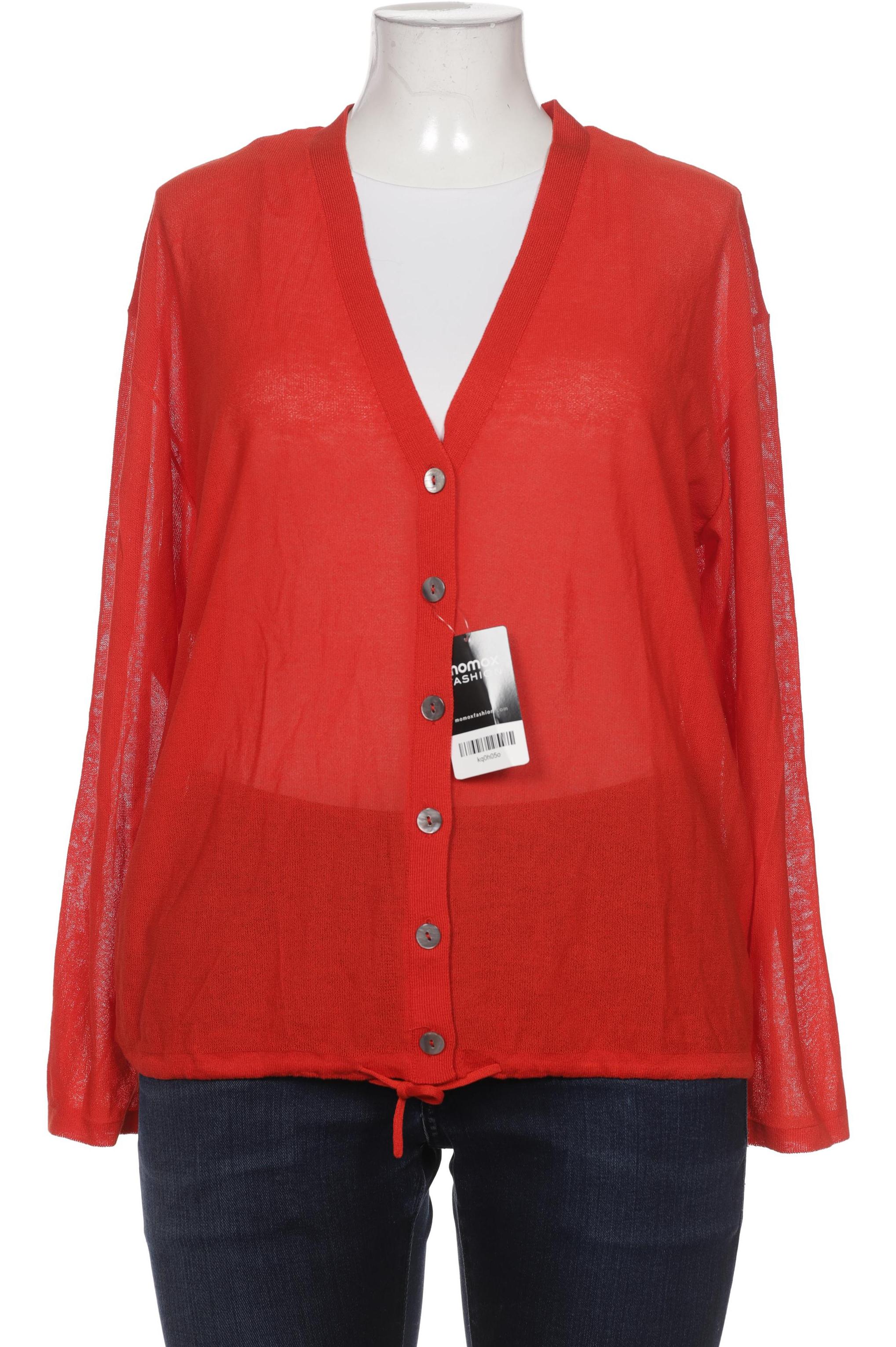 

Oui Damen Strickjacke, rot, Gr. 42