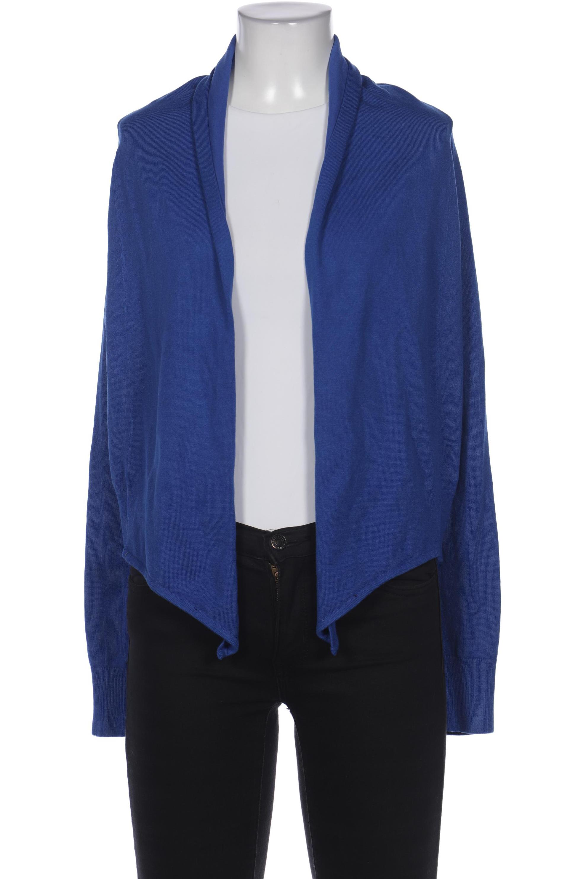 

Oui Damen Strickjacke, blau, Gr. 36
