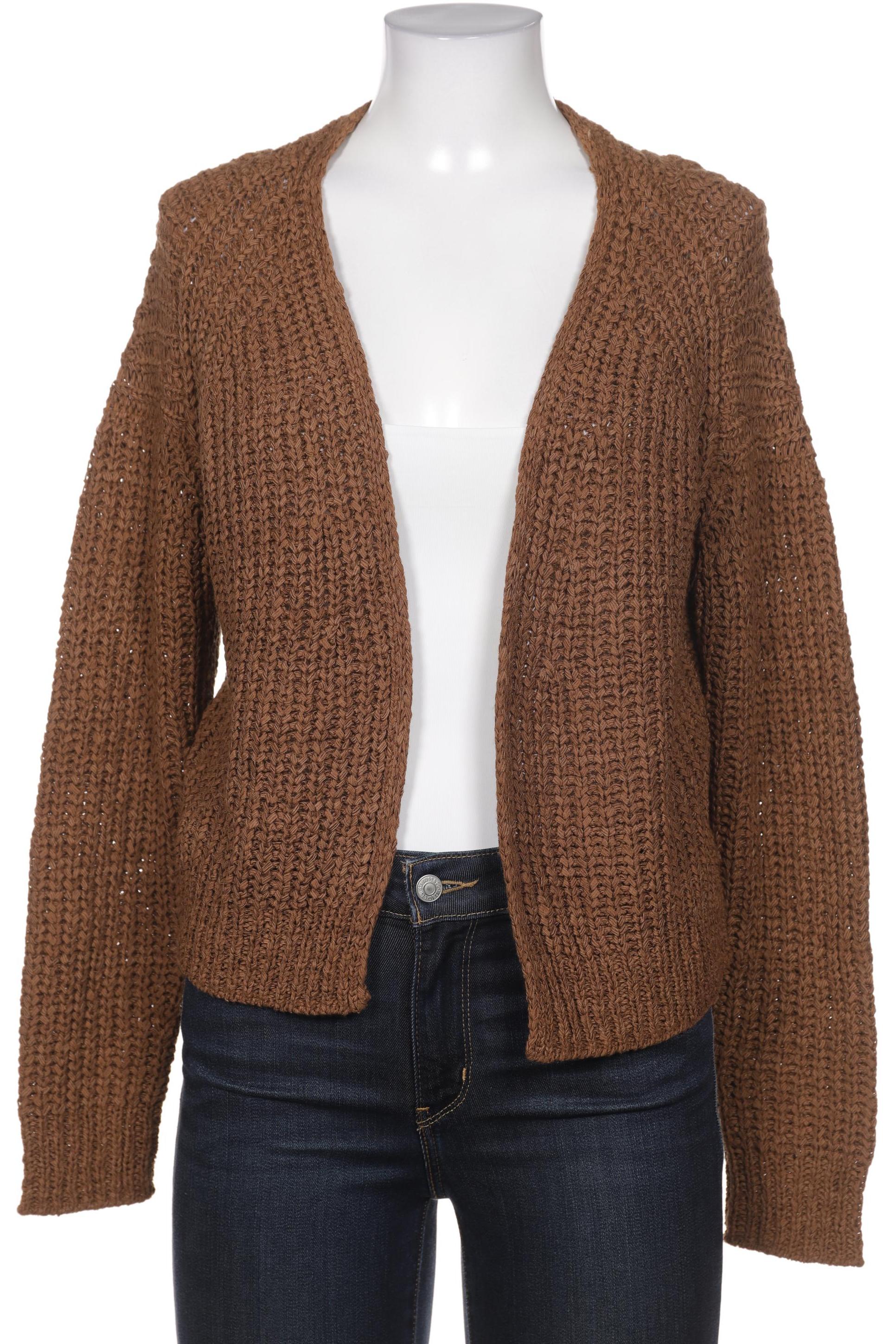 

Oui Damen Strickjacke, braun, Gr. 38