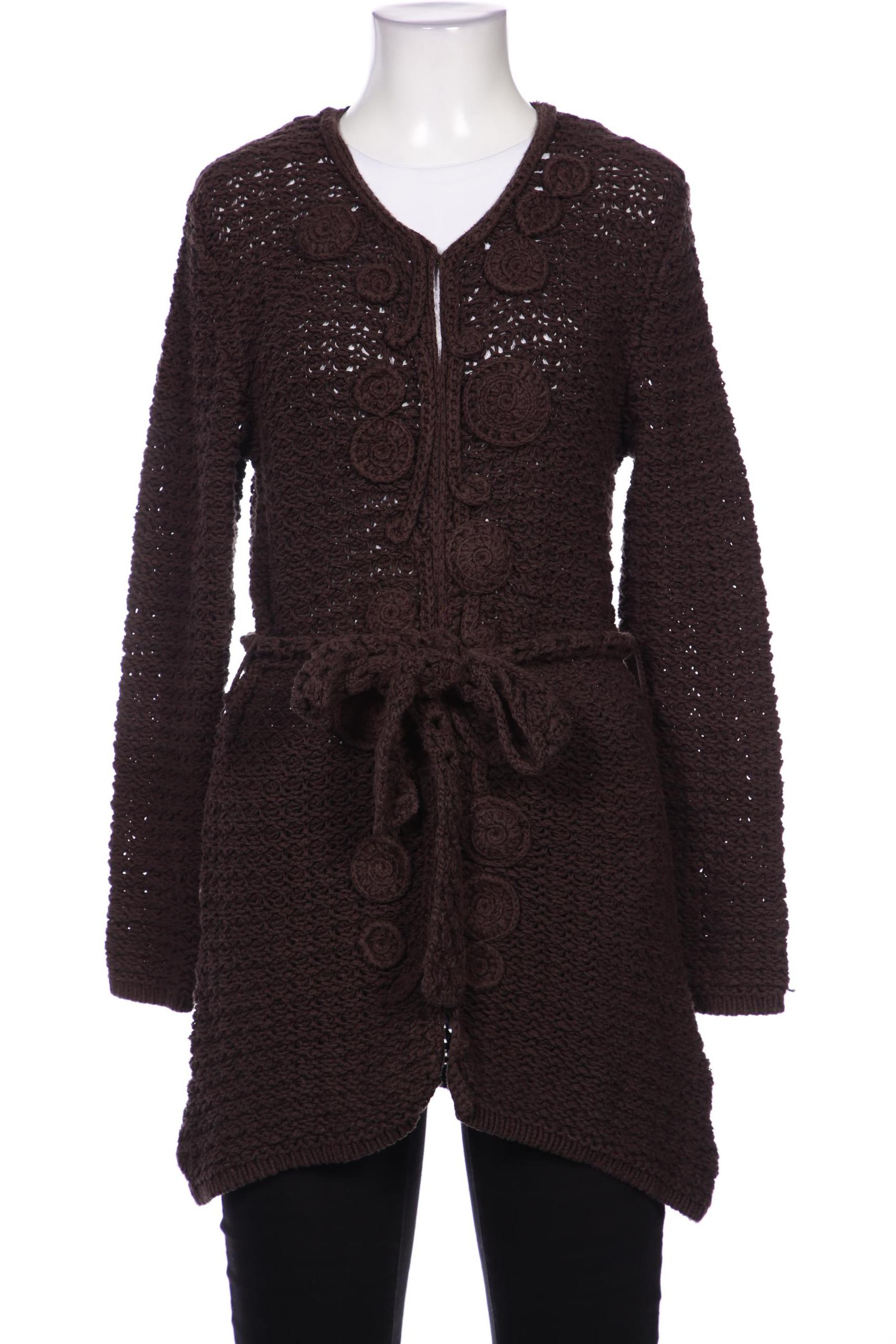 

Oui Damen Strickjacke, braun, Gr. 36
