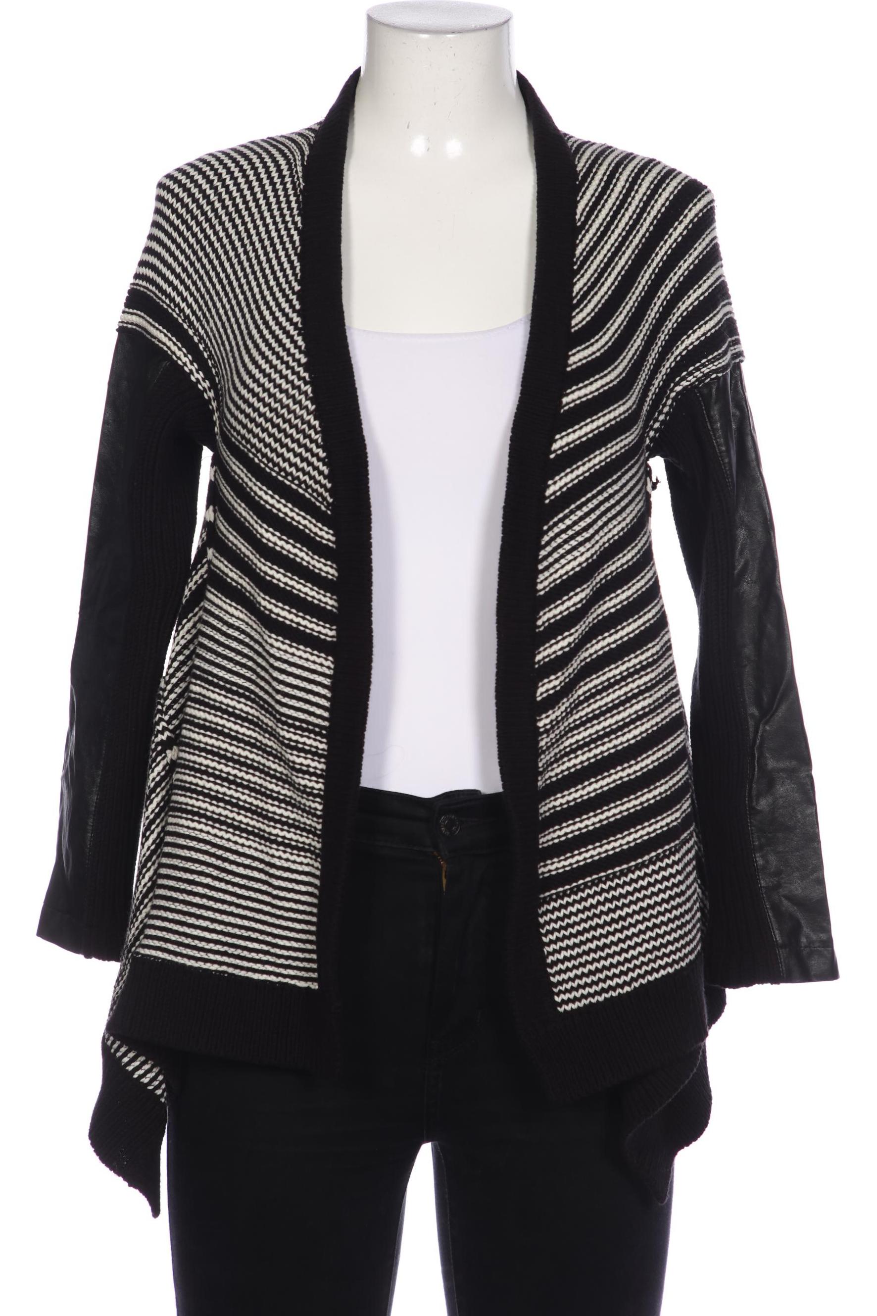 

Oui Damen Strickjacke, schwarz, Gr. 38