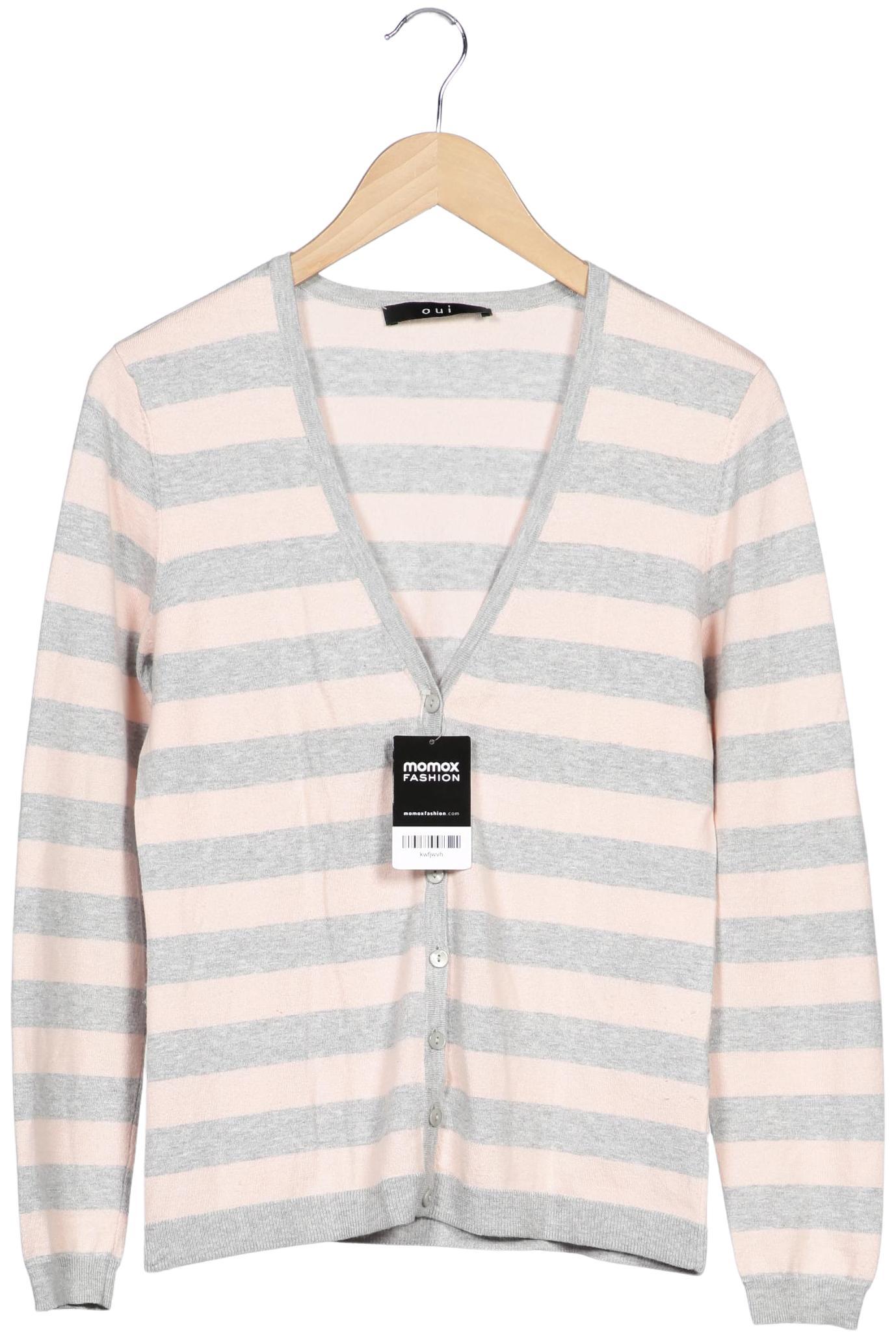 

Oui Damen Strickjacke, mehrfarbig, Gr. 38