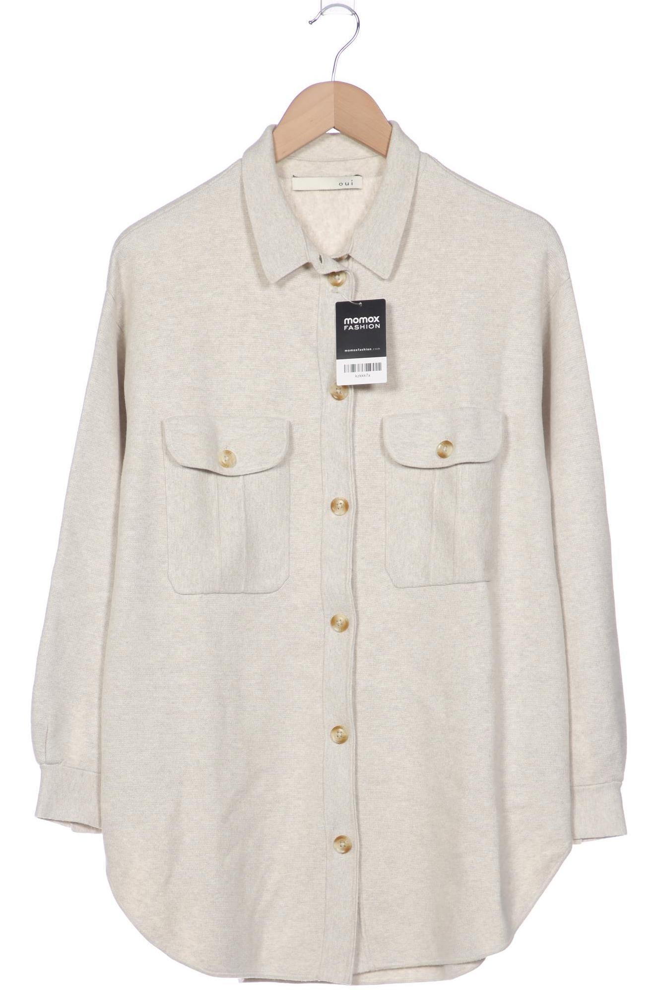 

Oui Damen Strickjacke, grau, Gr. 38