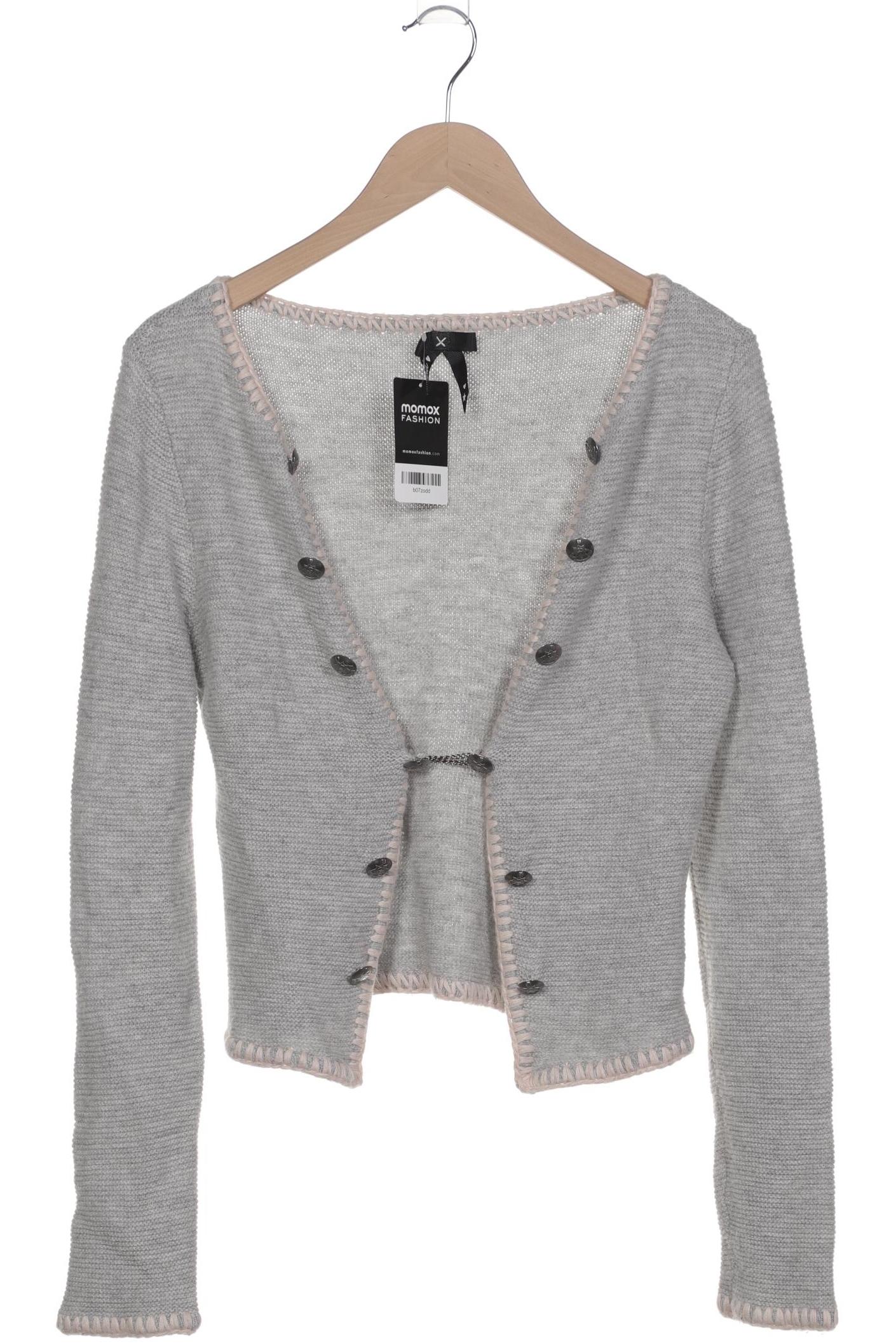 

Oui Damen Strickjacke, grau, Gr. 36