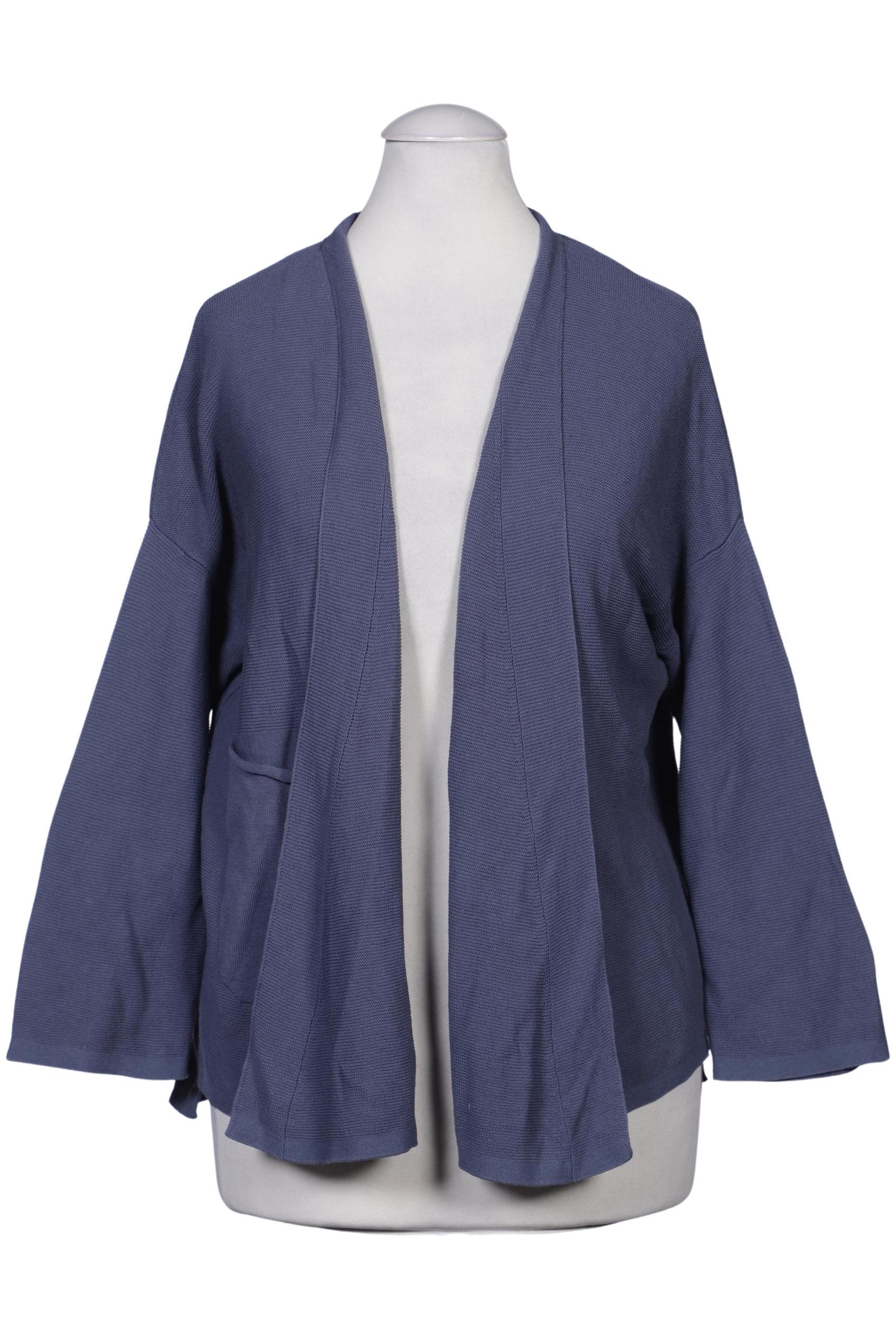 Thumbnail - Oui Damen Strickjacke, blau, Gr. 36