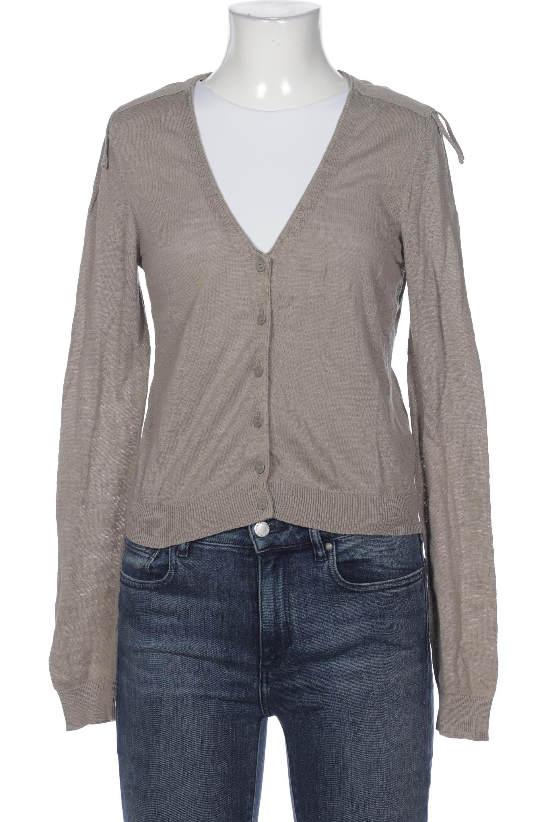 

Oui Damen Strickjacke, beige, Gr. 34