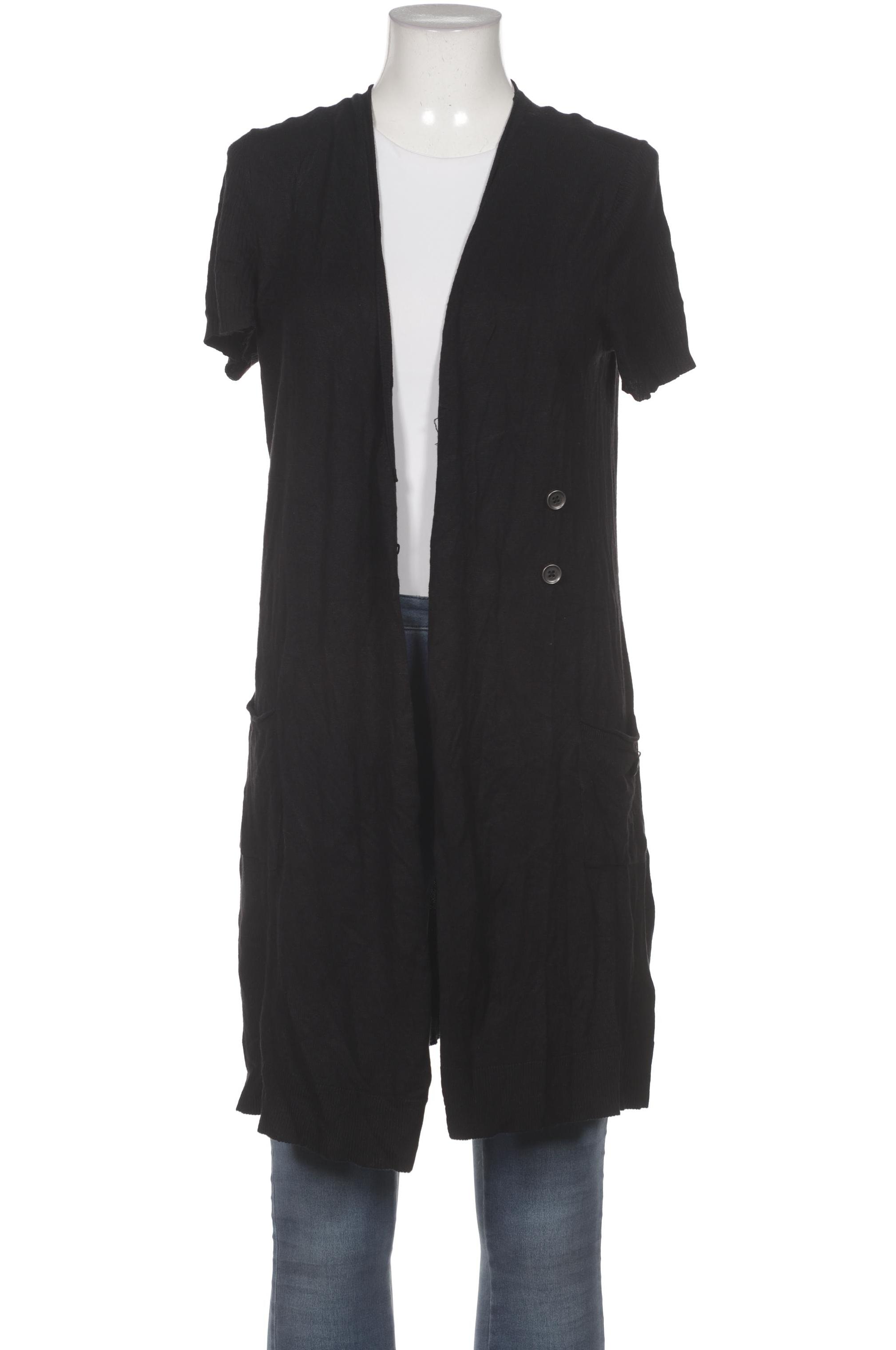 

Oui Damen Strickjacke, schwarz, Gr. 40