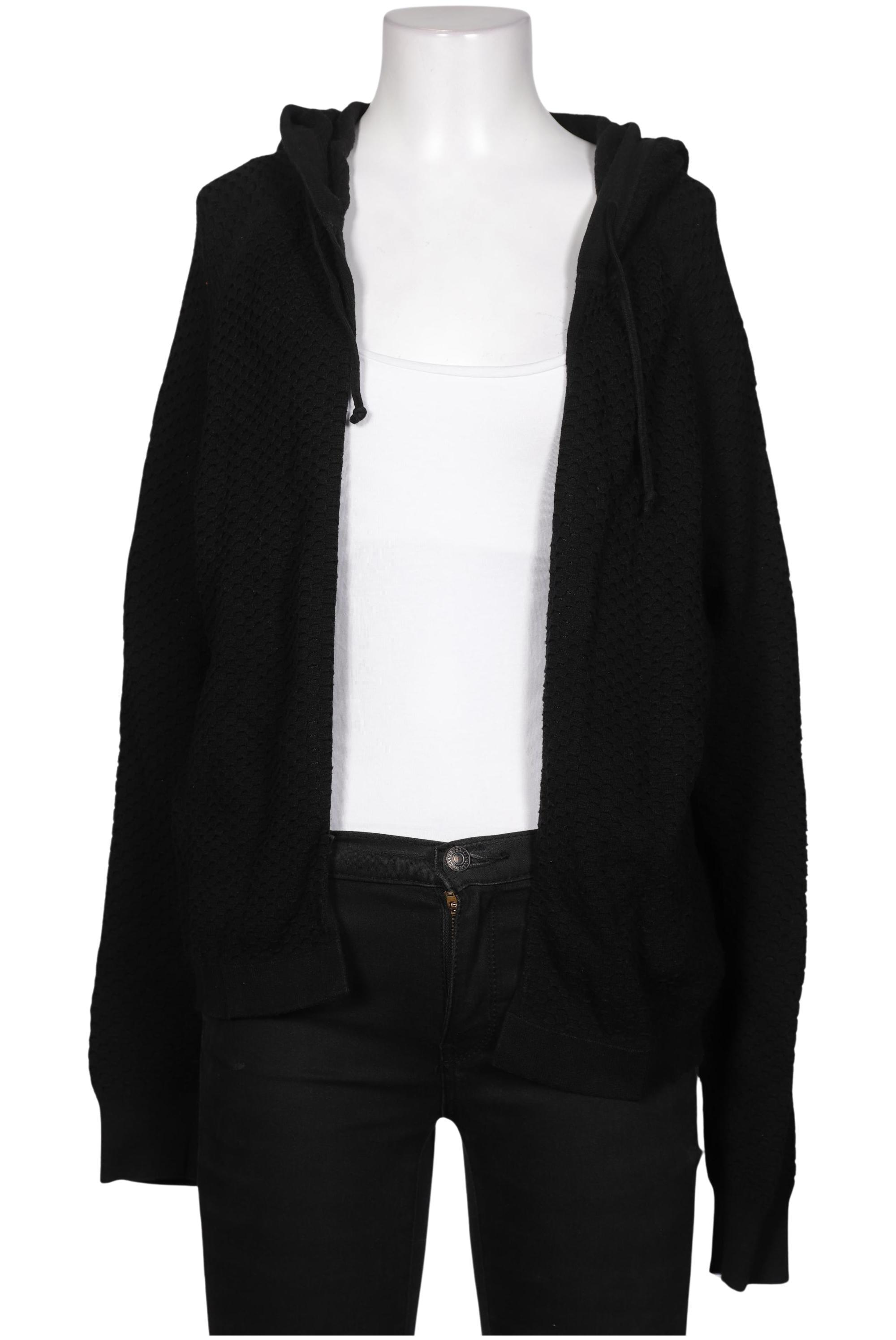 

Oui Damen Strickjacke, schwarz, Gr. 34