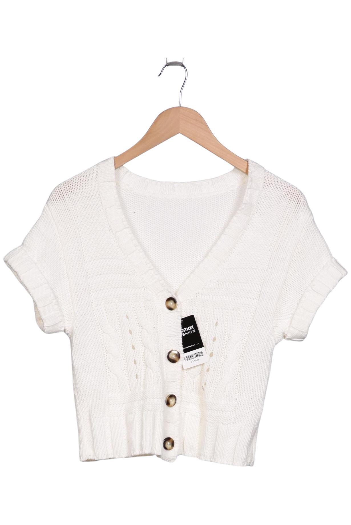 

Oui Damen Strickjacke, cremeweiß, Gr. 40