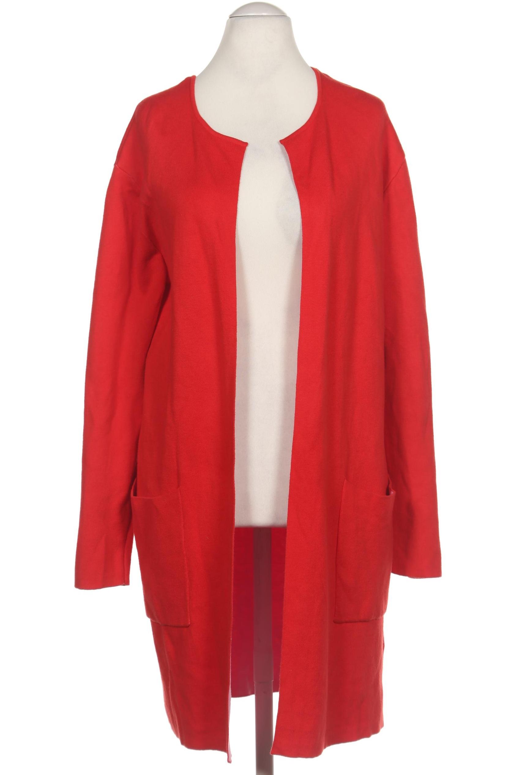 

Oui Damen Strickjacke, rot, Gr. 36