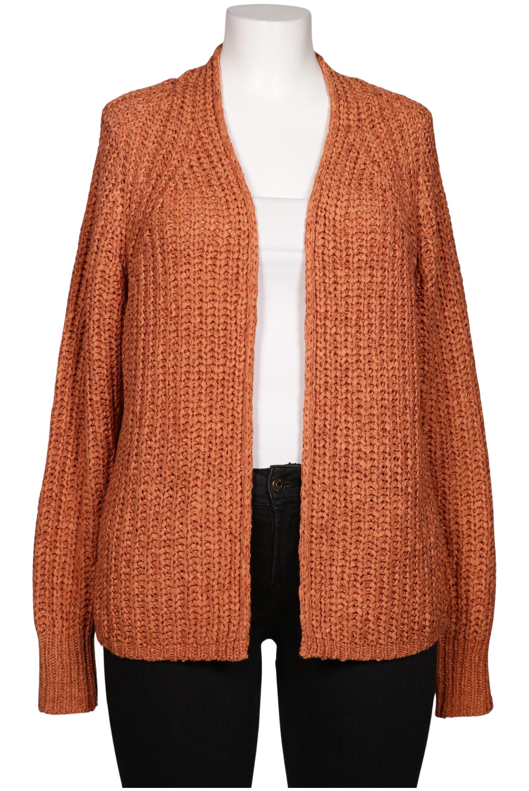 

Oui Damen Strickjacke, orange, Gr. 44