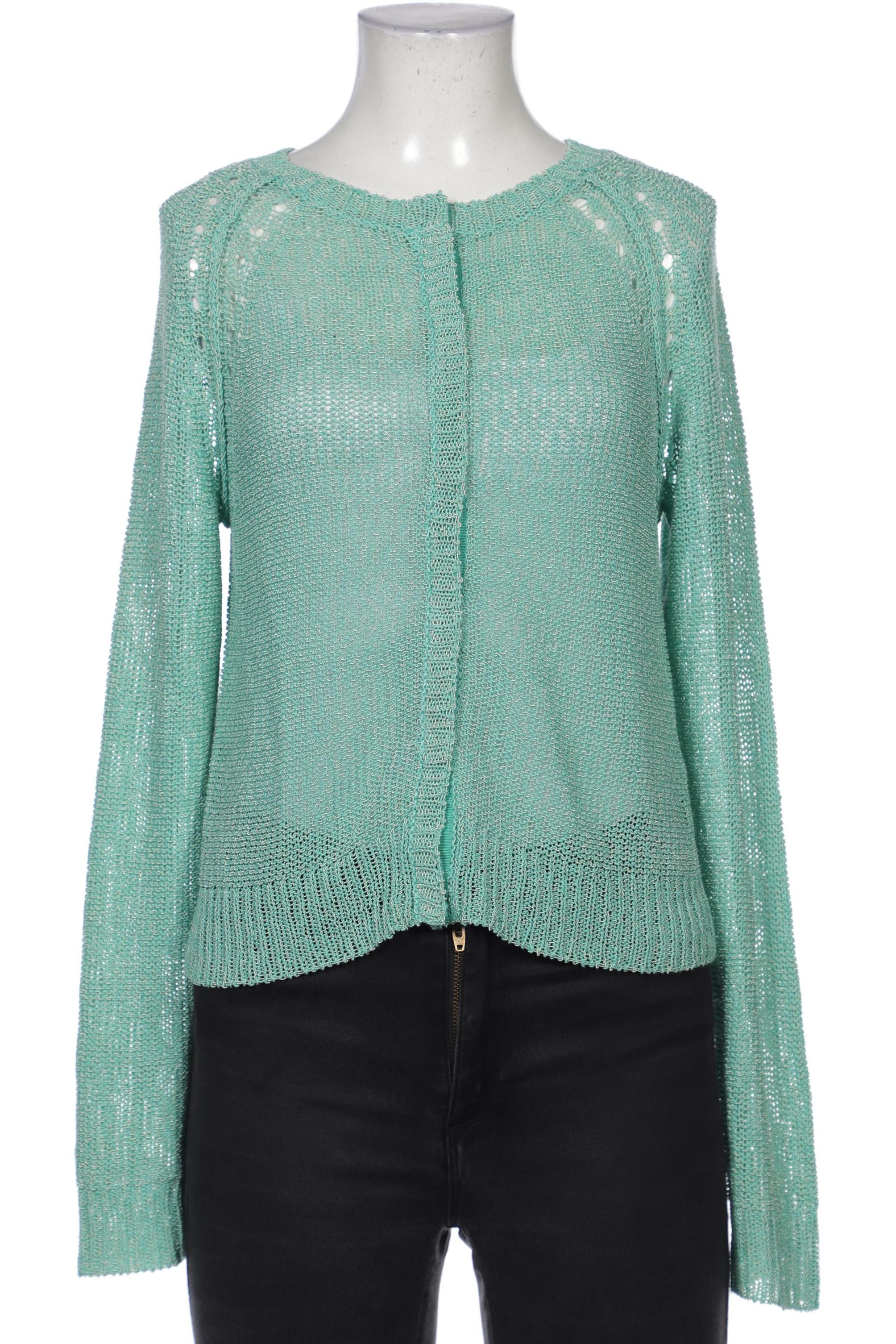 

Oui Damen Strickjacke, türkis, Gr. 36