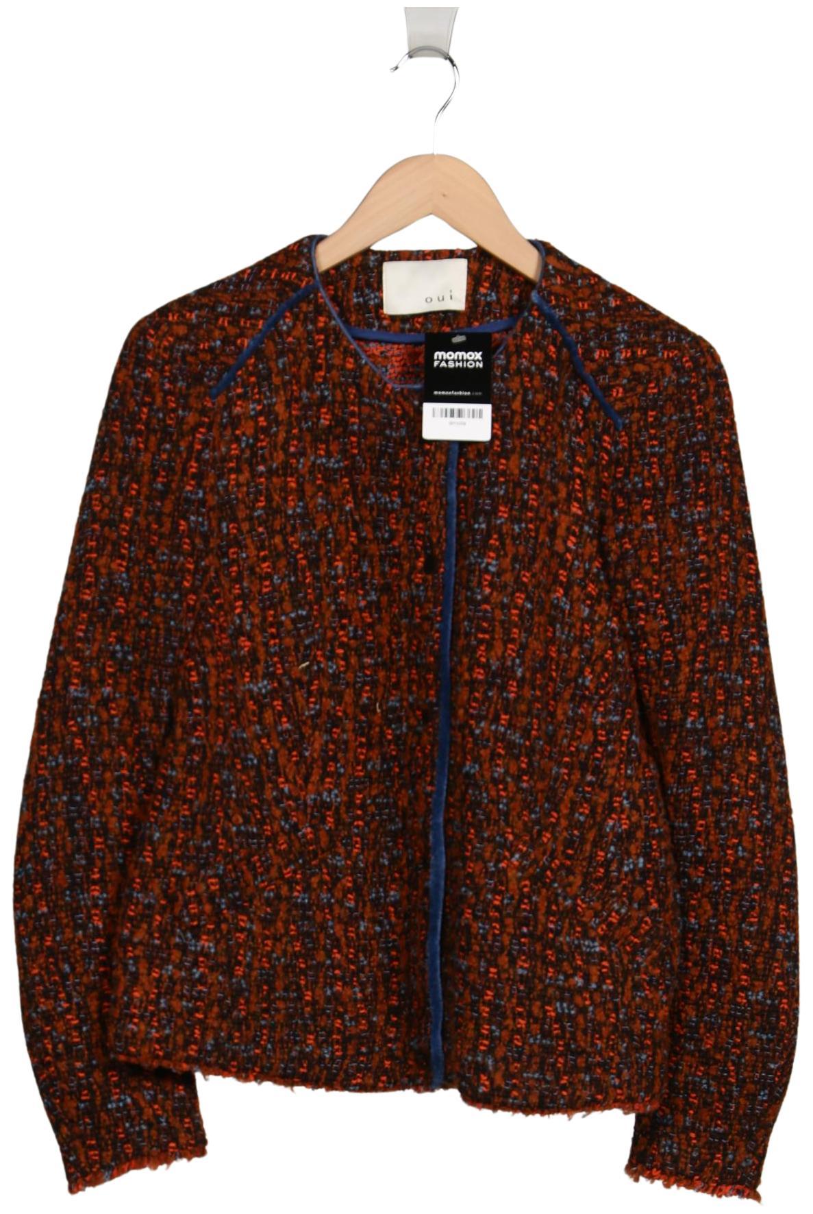 

Oui Damen Strickjacke, braun, Gr. 44