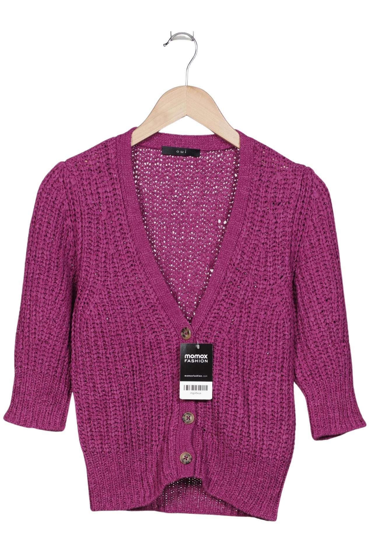 

Oui Damen Strickjacke, flieder, Gr. 36