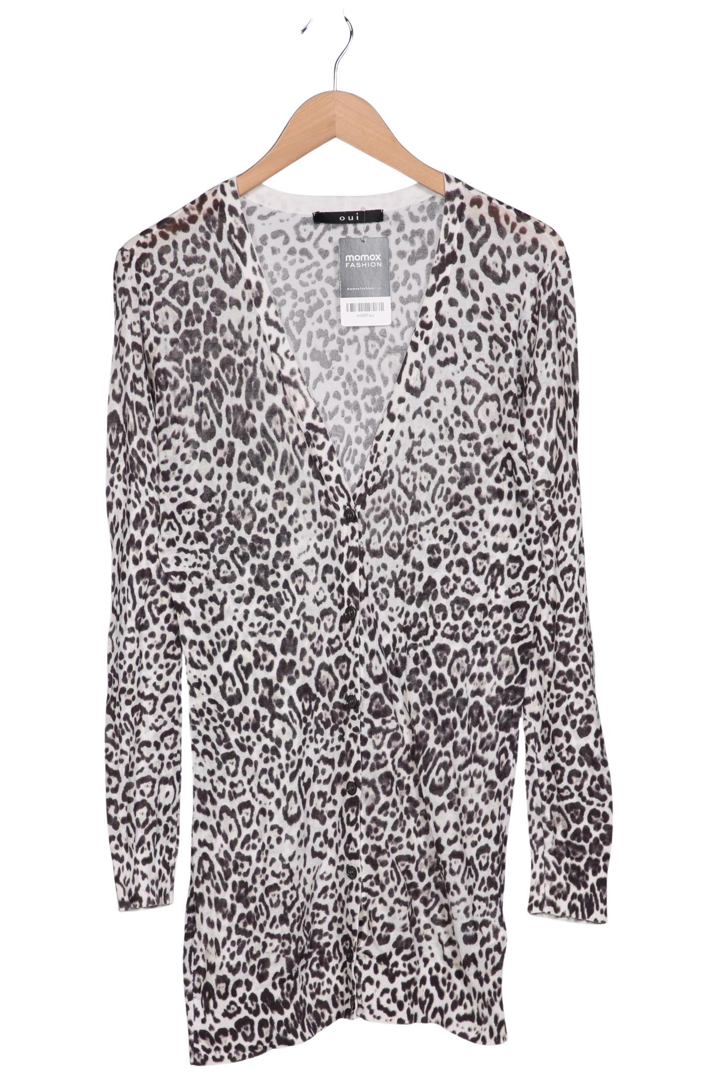 

Oui Damen Strickjacke, beige, Gr. 36